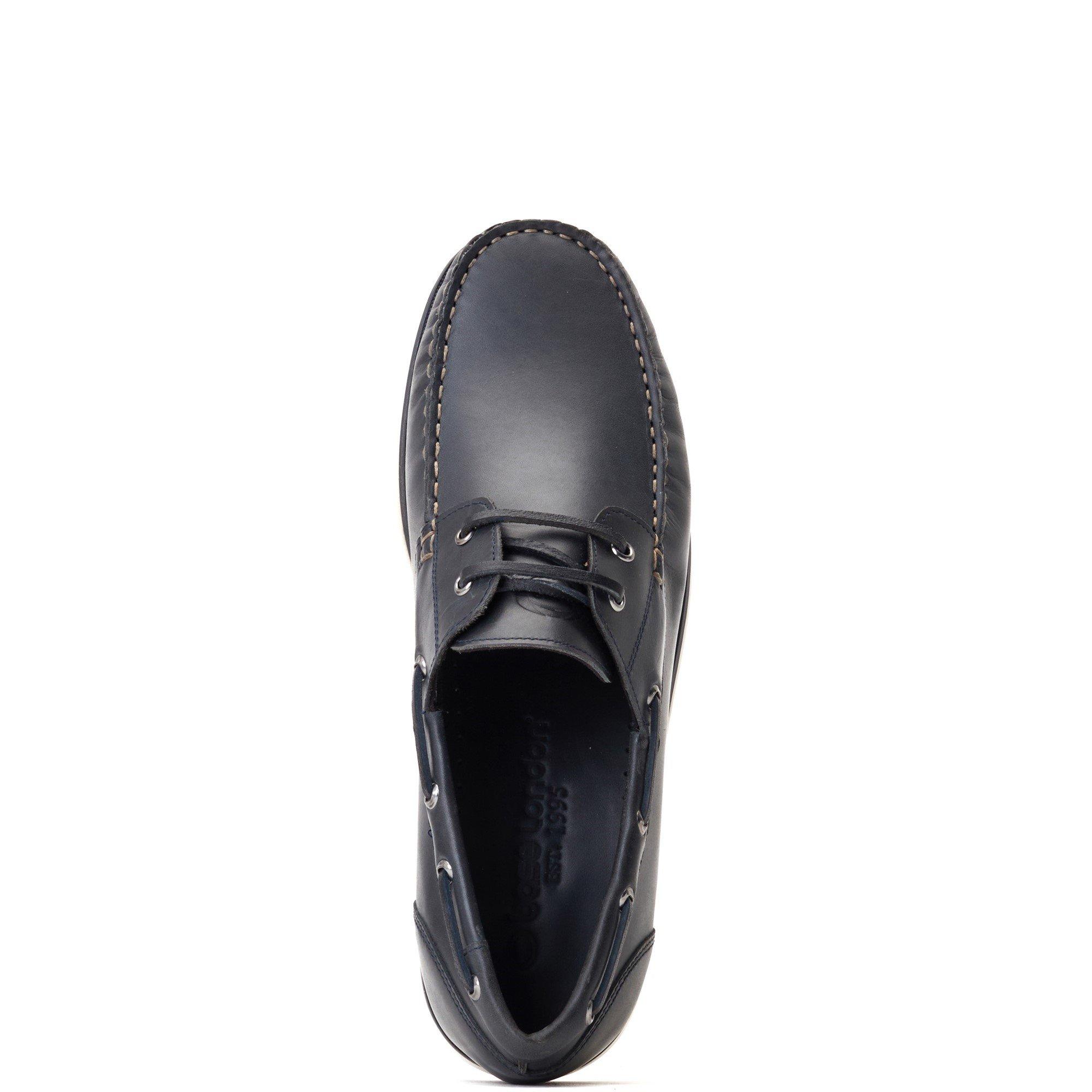 Navy - Base London - Stern Boat Shoe - 4