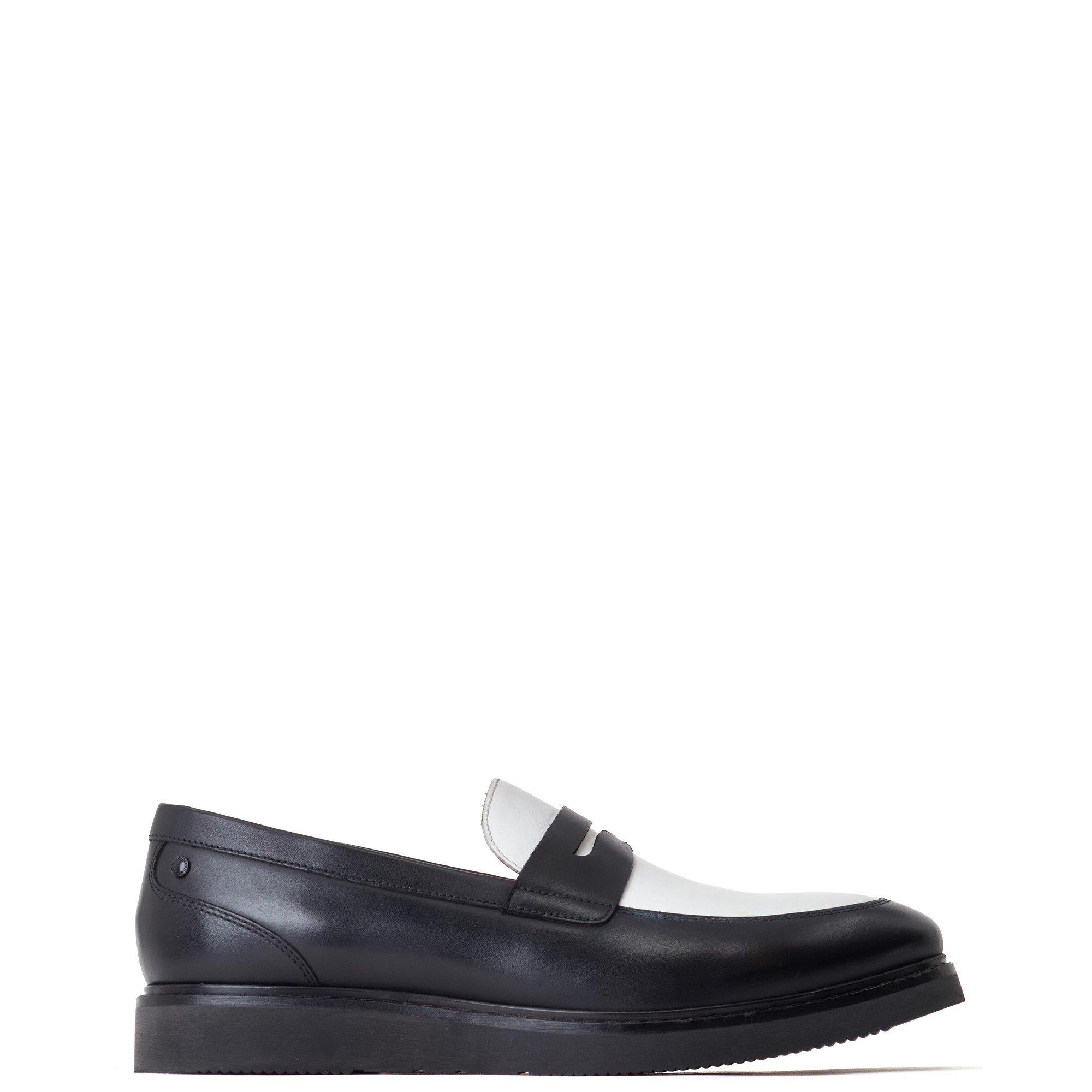 Black - Base London - Sid Penny Loafer - 1