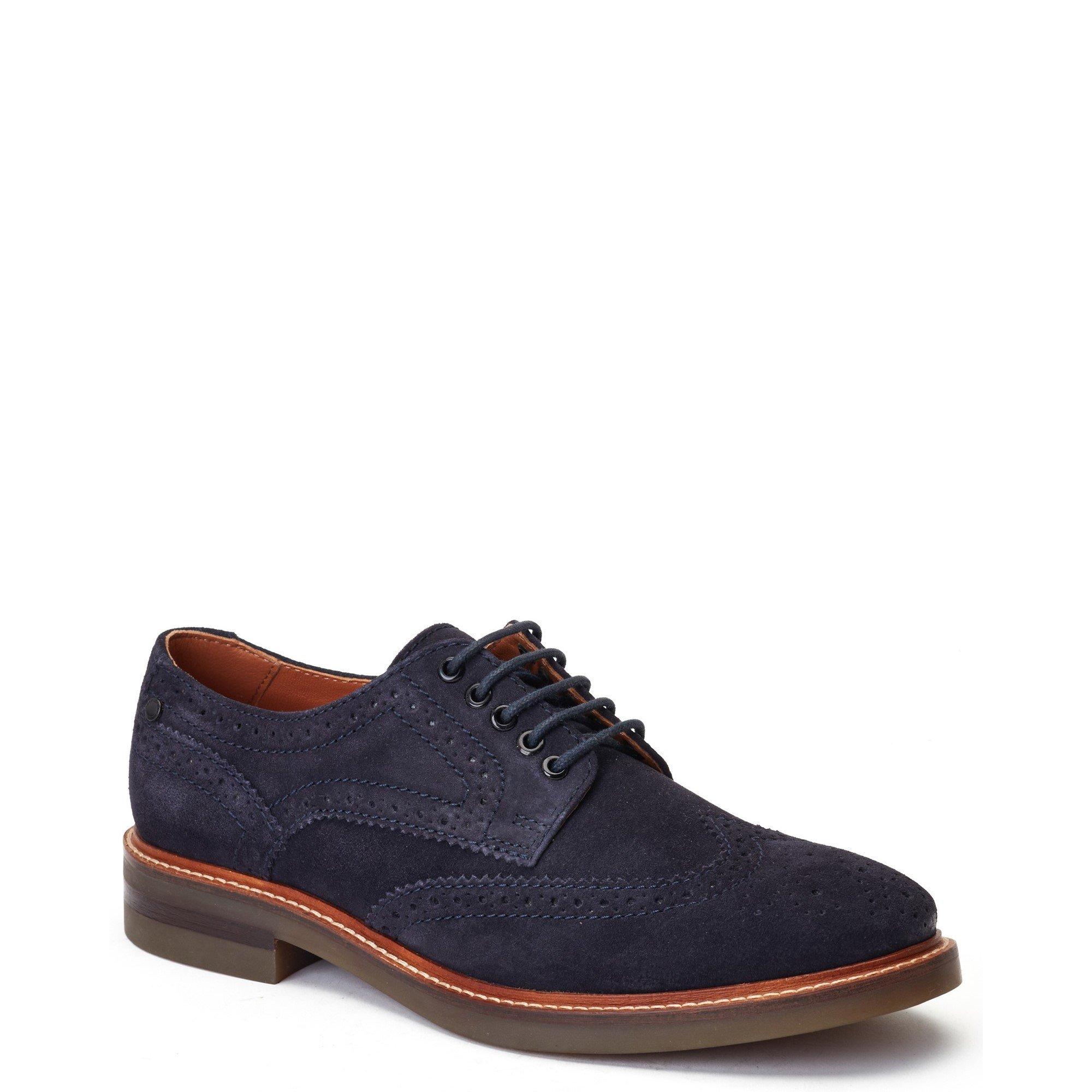 Navy - Base London - Hatfield Brogue Shoe - 2