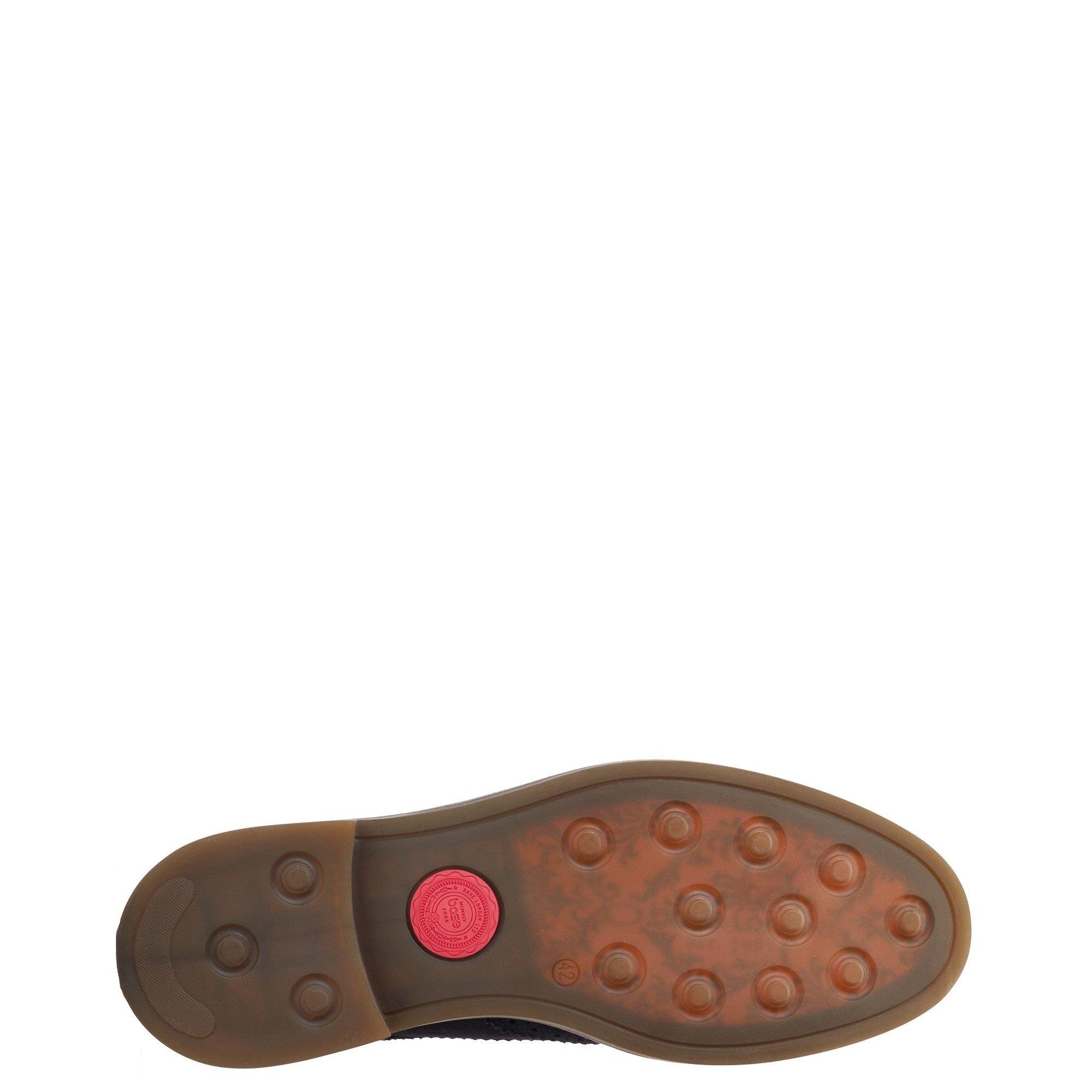 Navy - Base London - Hatfield Brogue Shoe - 5