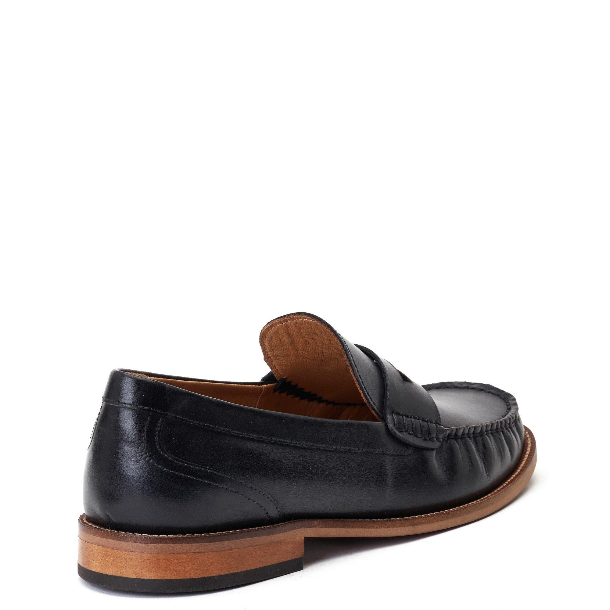 Black - Base London - Garfield Penny Loafer - 3