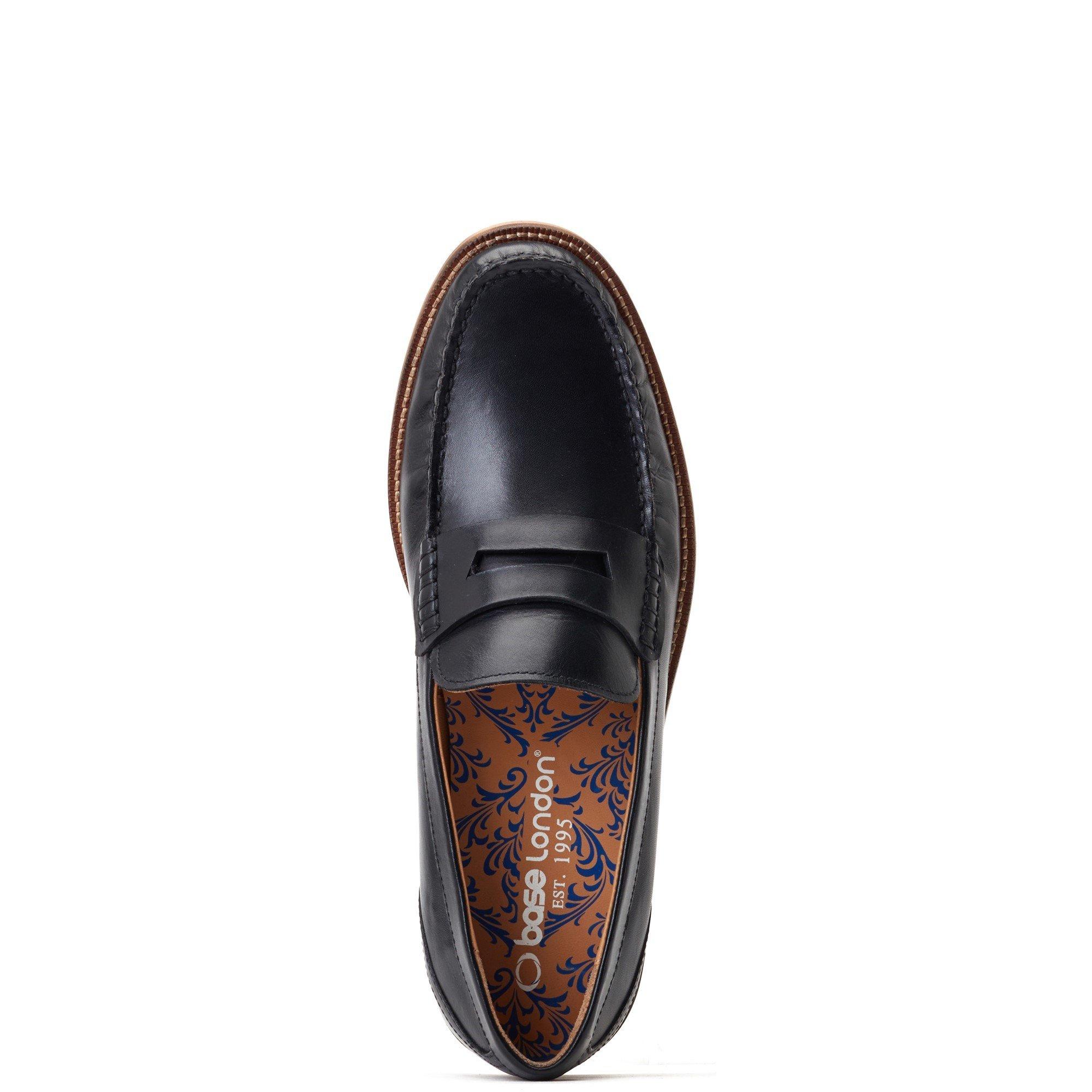 Black - Base London - Garfield Penny Loafer - 4