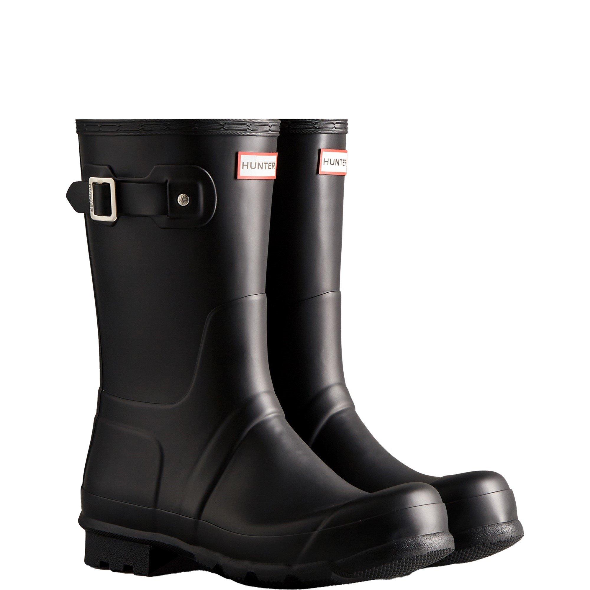 Black - Hunter - Original Short Wellington Boots - 2