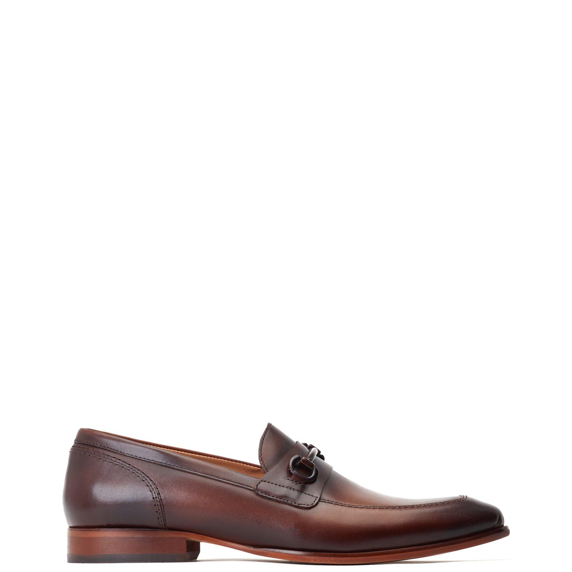 Base London Men's Russo Buckle Loafer - Brown - 11 (45)