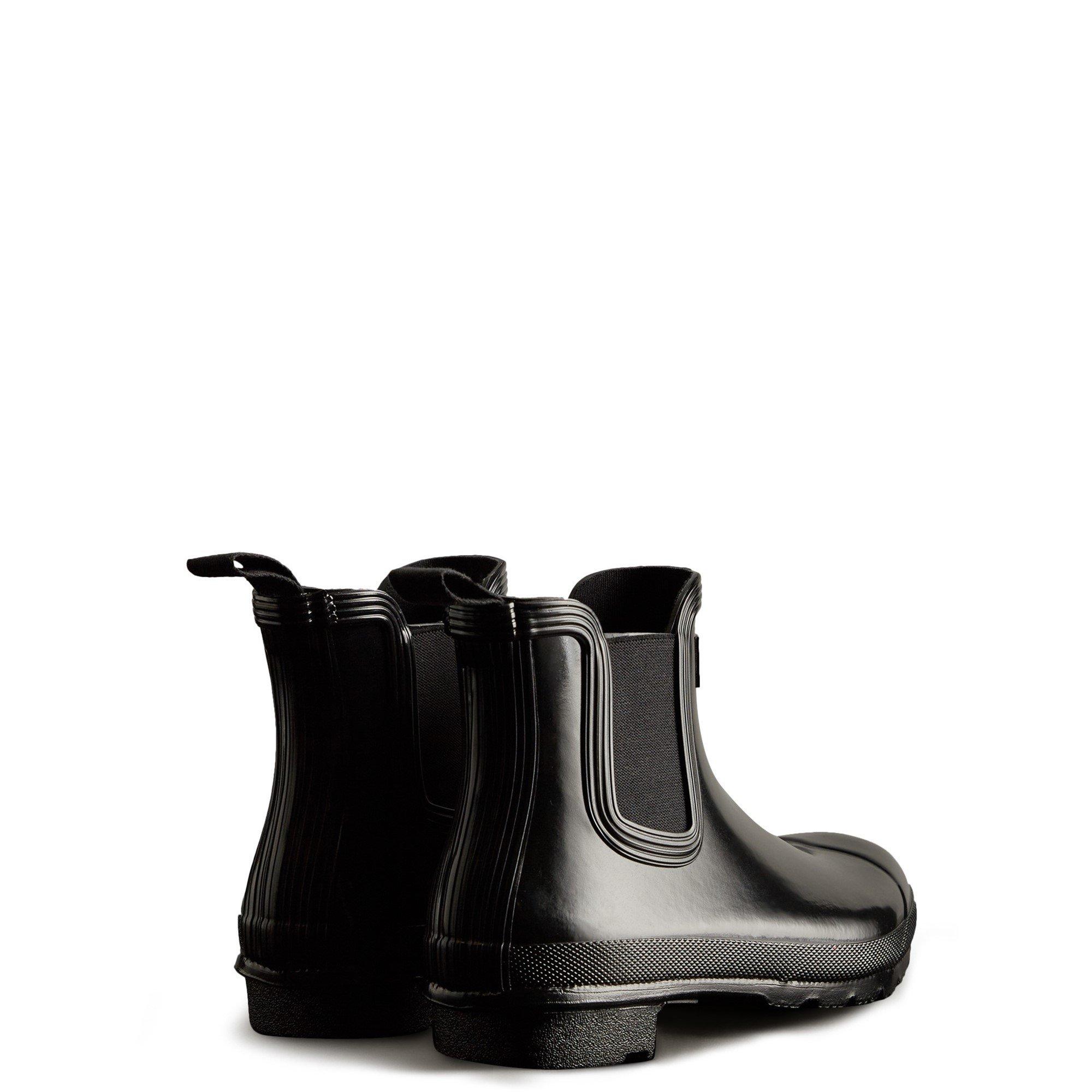 Black - Hunter - Womens Original Chelsea Gloss Boot - 3