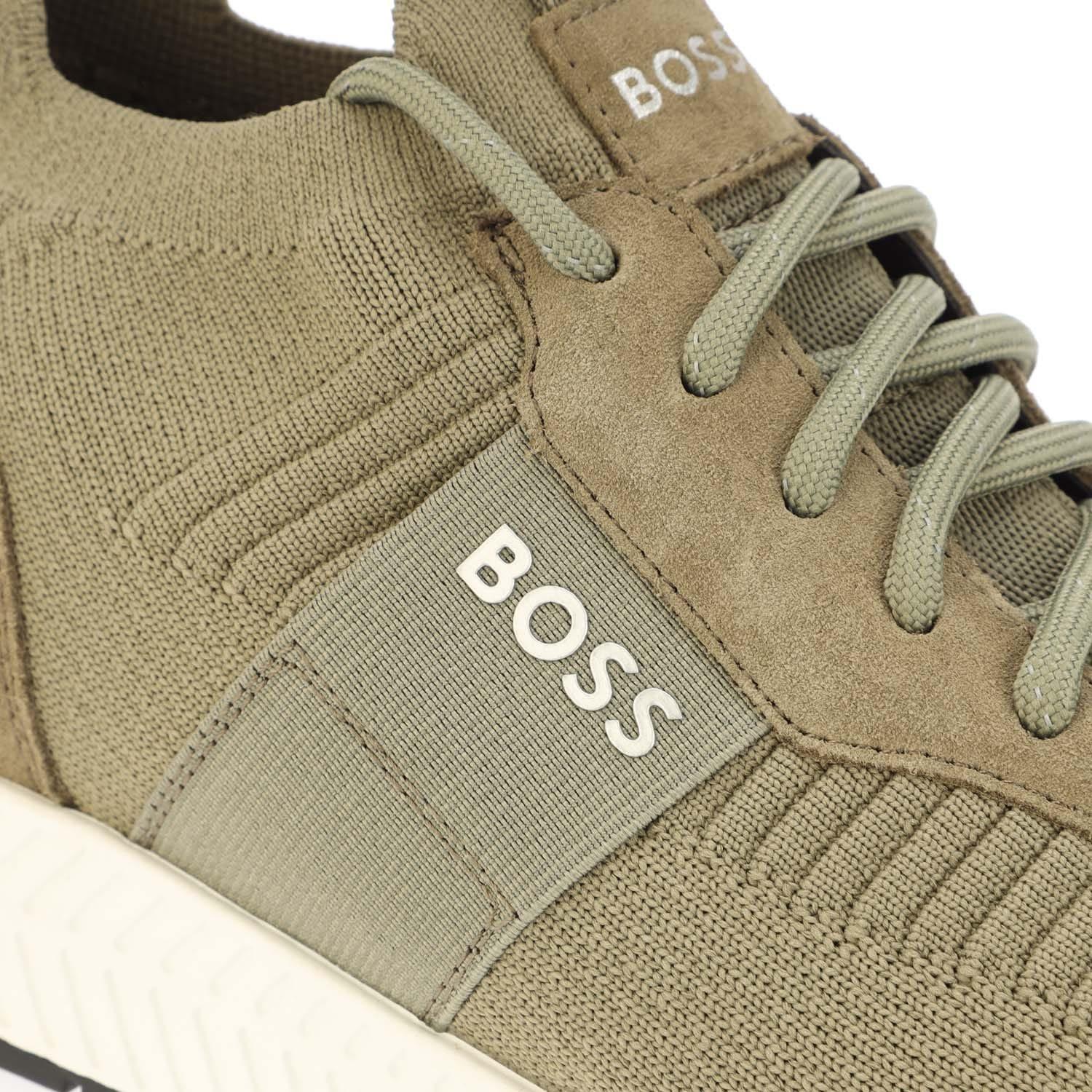 Green - Boss - Titanium Running Trainers - 5