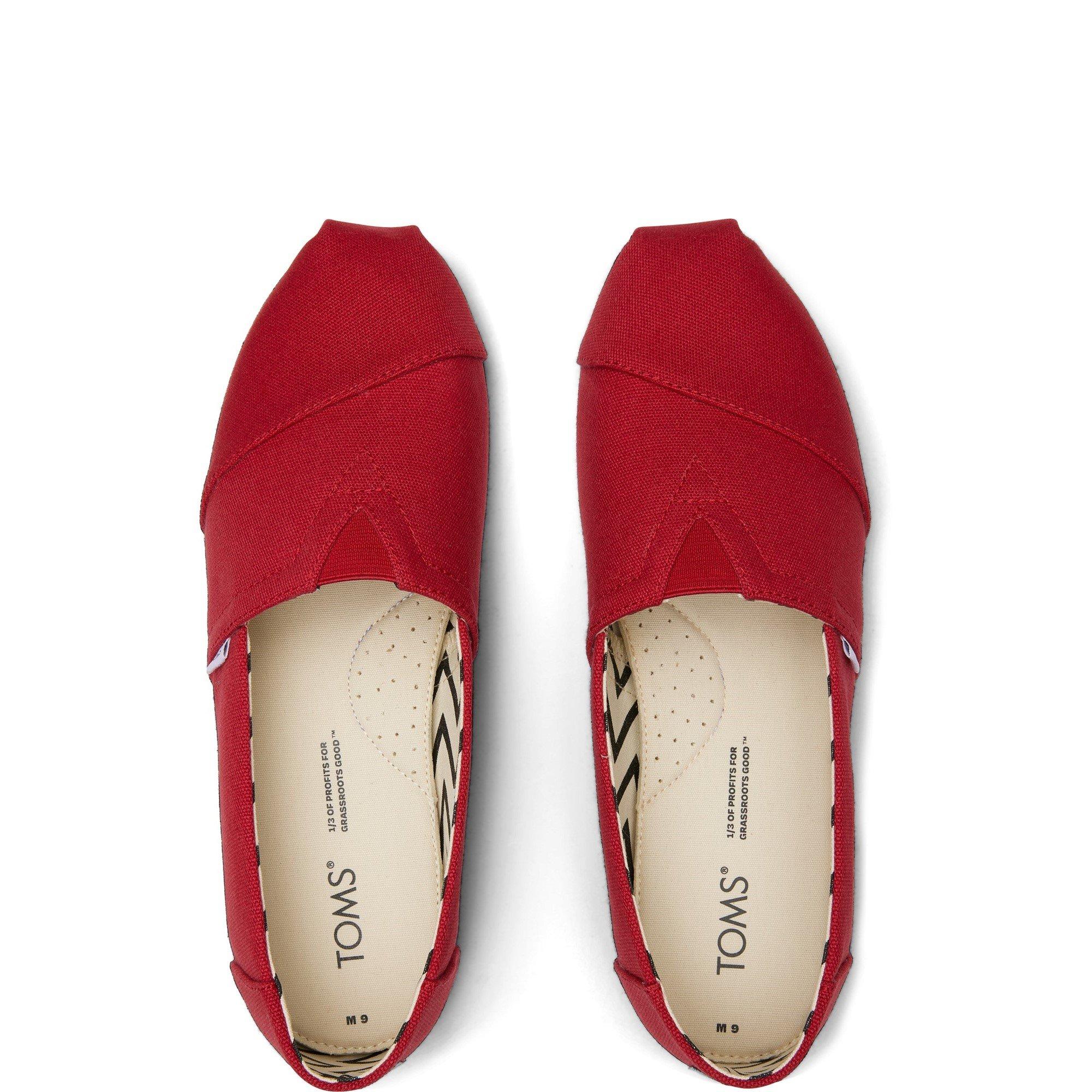 Red - Toms - Alpargata Shoes - 4