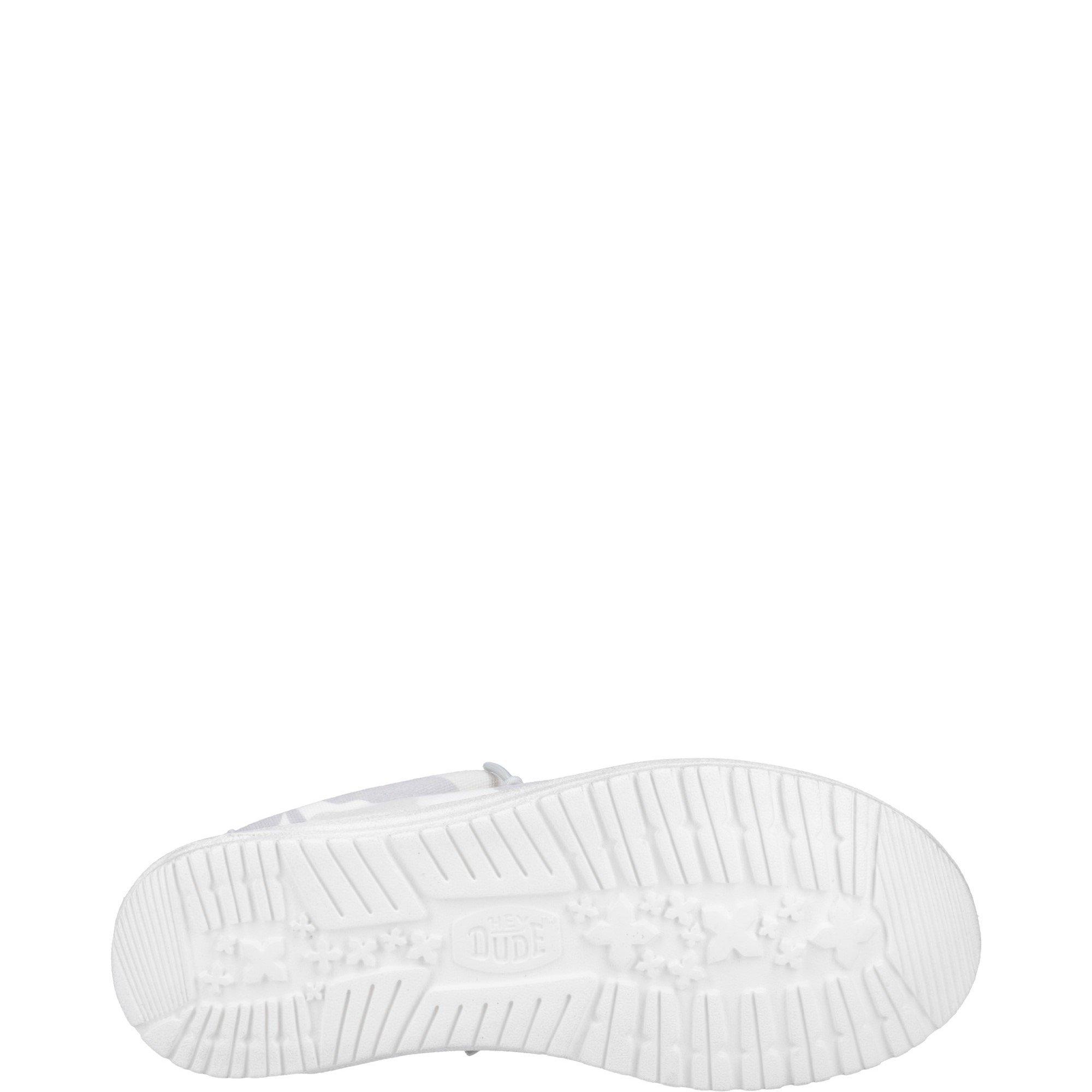 Grey - HEYDUDE - Wally Washed Camo Shoe - 4