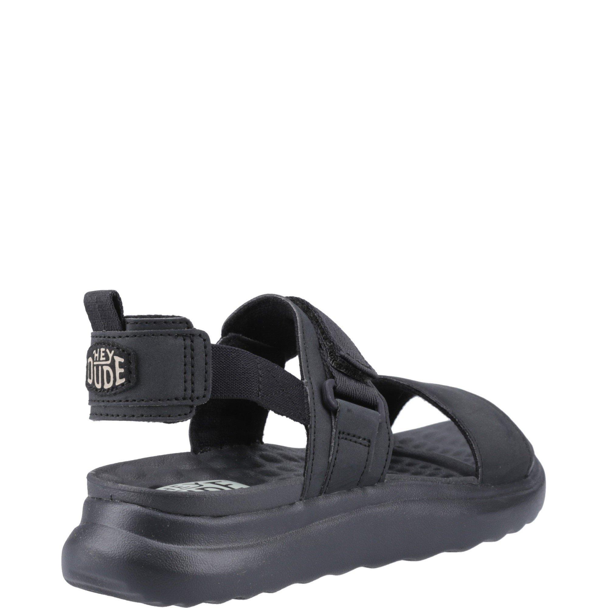 Black - HEYDUDE - Collins Mono Sport Sandal - 3
