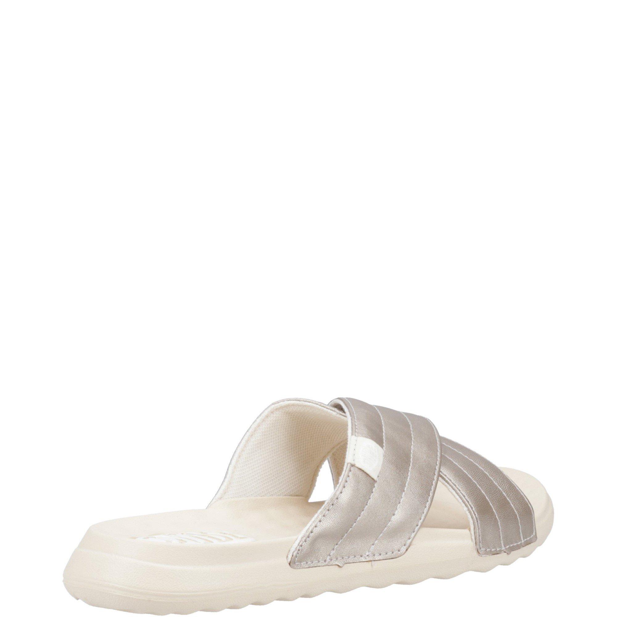 Metallic - HEYDUDE - Christi Slide Distressed Sandal - 3