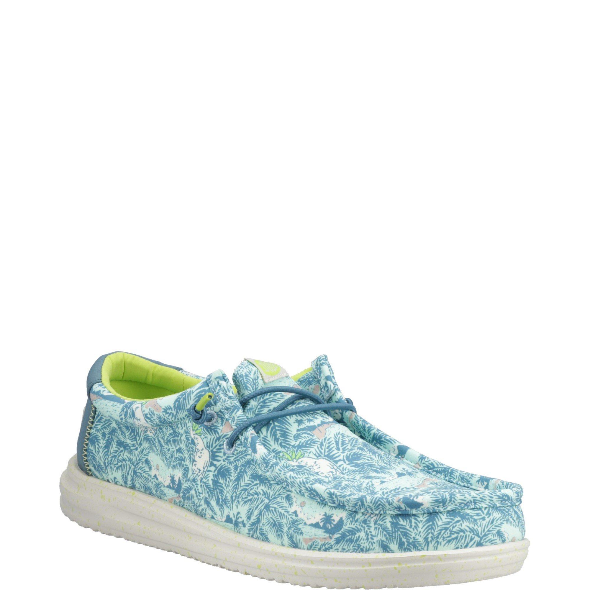 Blue - HEYDUDE - Wally H2O Tropical Shoe - 2