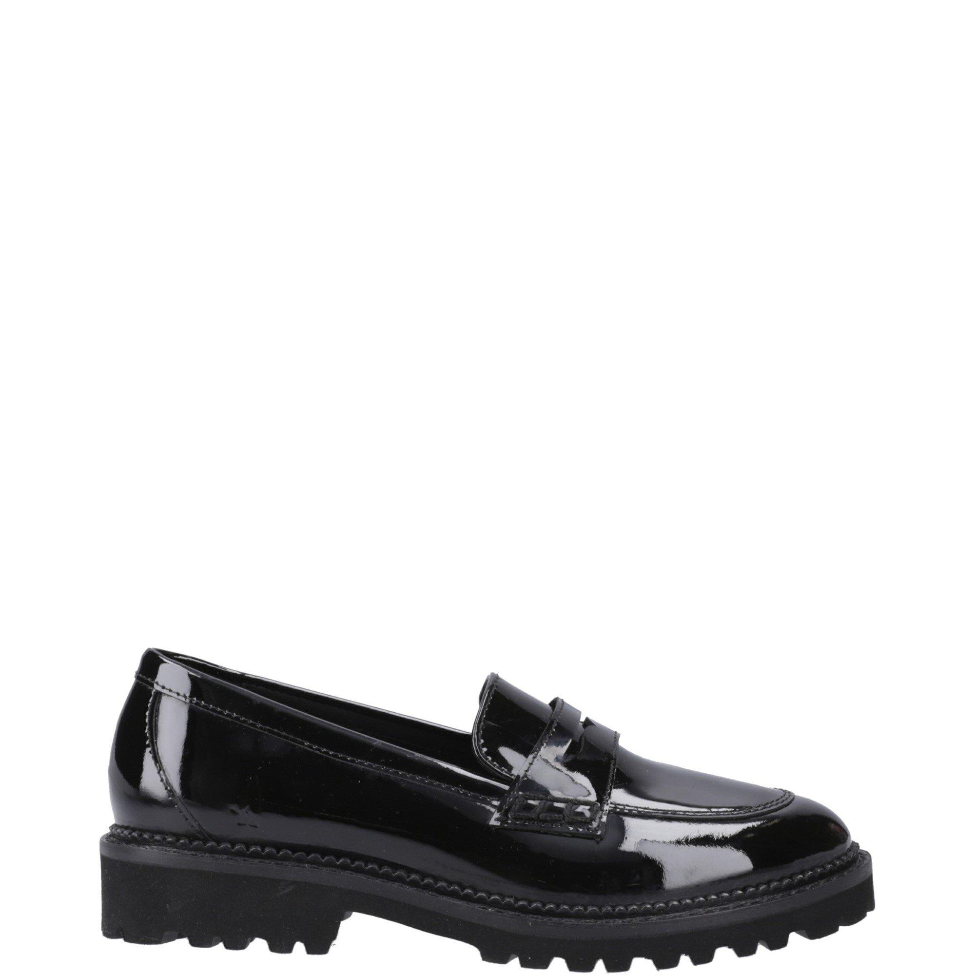 Black - Hush Puppies - Grazia Loafer Patent Snr - 1