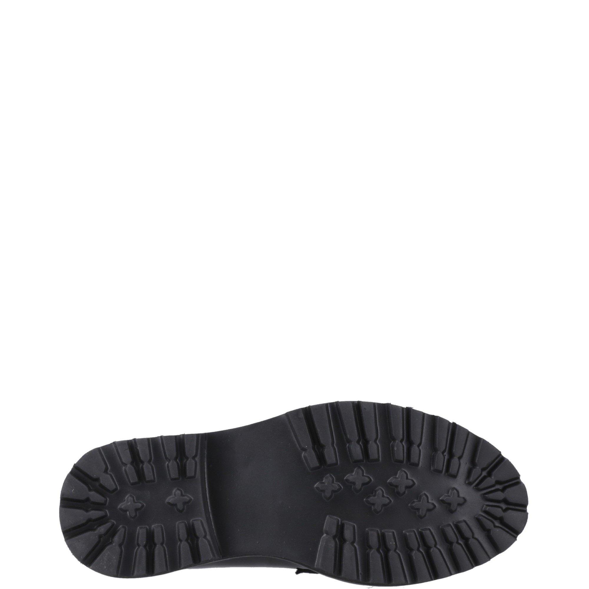 Black - Hush Puppies - Grazia Loafer Patent Jnr - 4