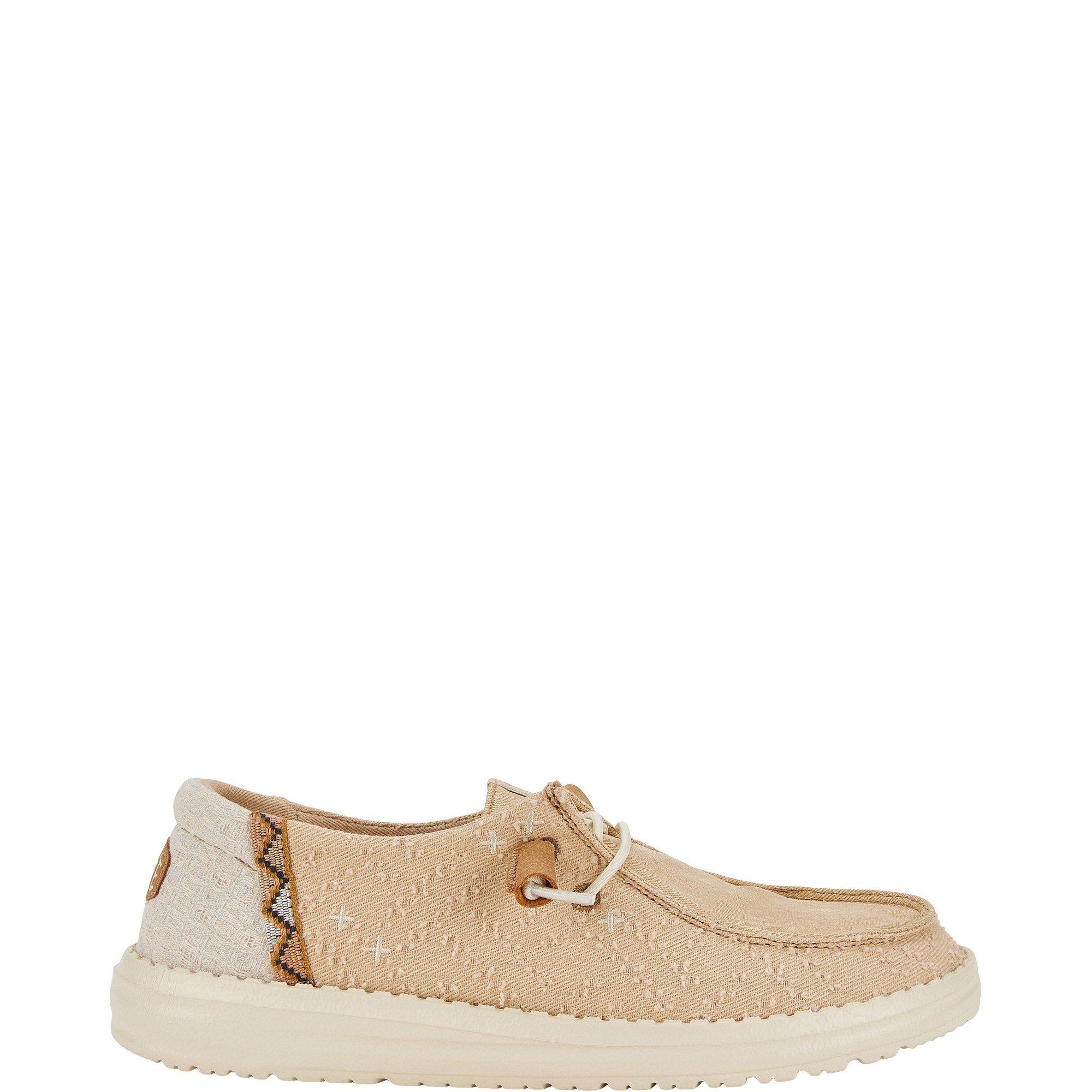 Tan - HEYDUDE - Wendy Crafted Boho Shoes - 1