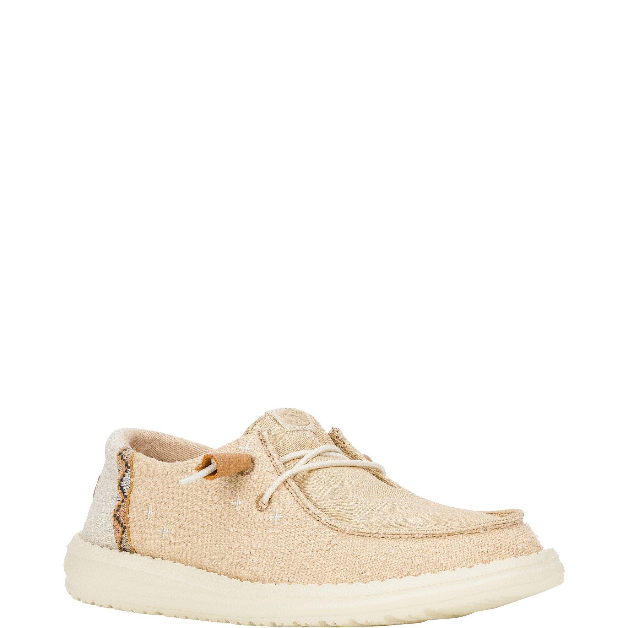 Tan - HEYDUDE - Wendy Crafted Boho Shoes - 2