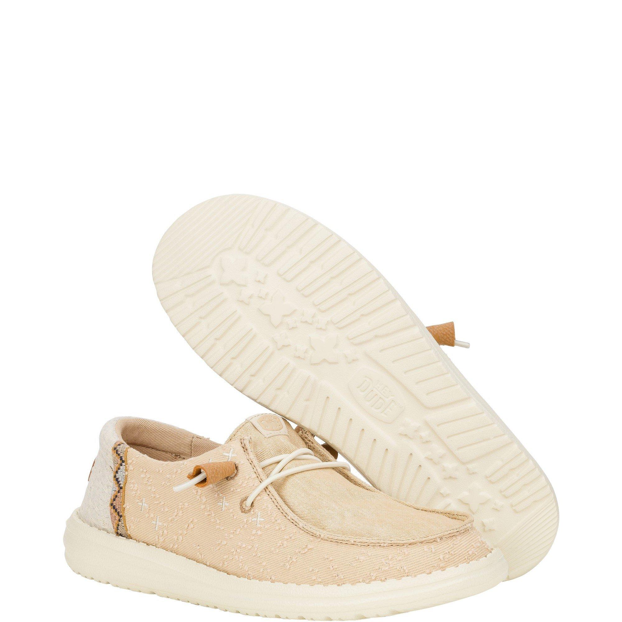 Tan - HEYDUDE - Wendy Crafted Boho Shoes - 5