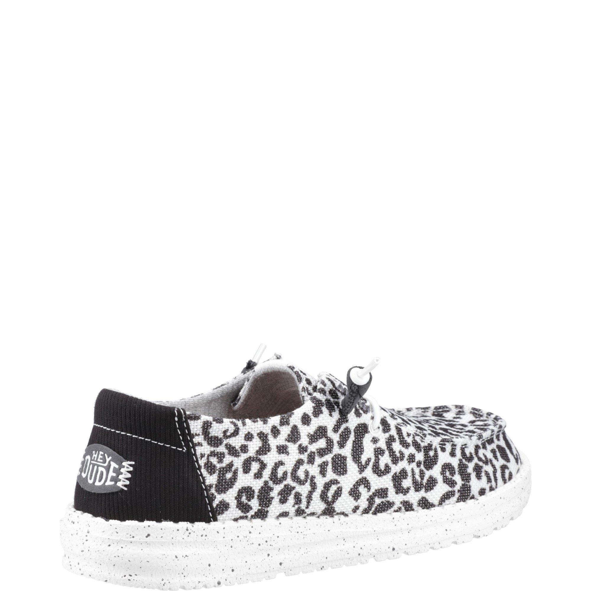 Black - HEYDUDE - Wendy Leopard Shoe - 3
