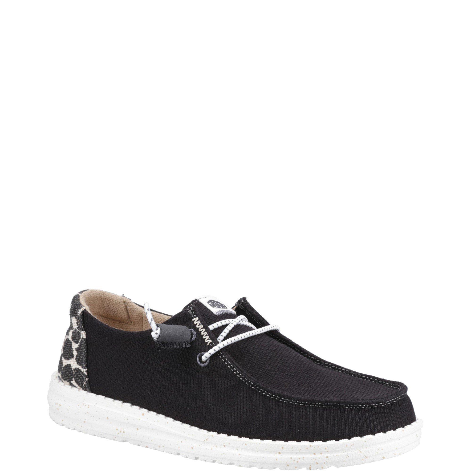 Black - HEYDUDE - Wendy Leopard Shoe - 2