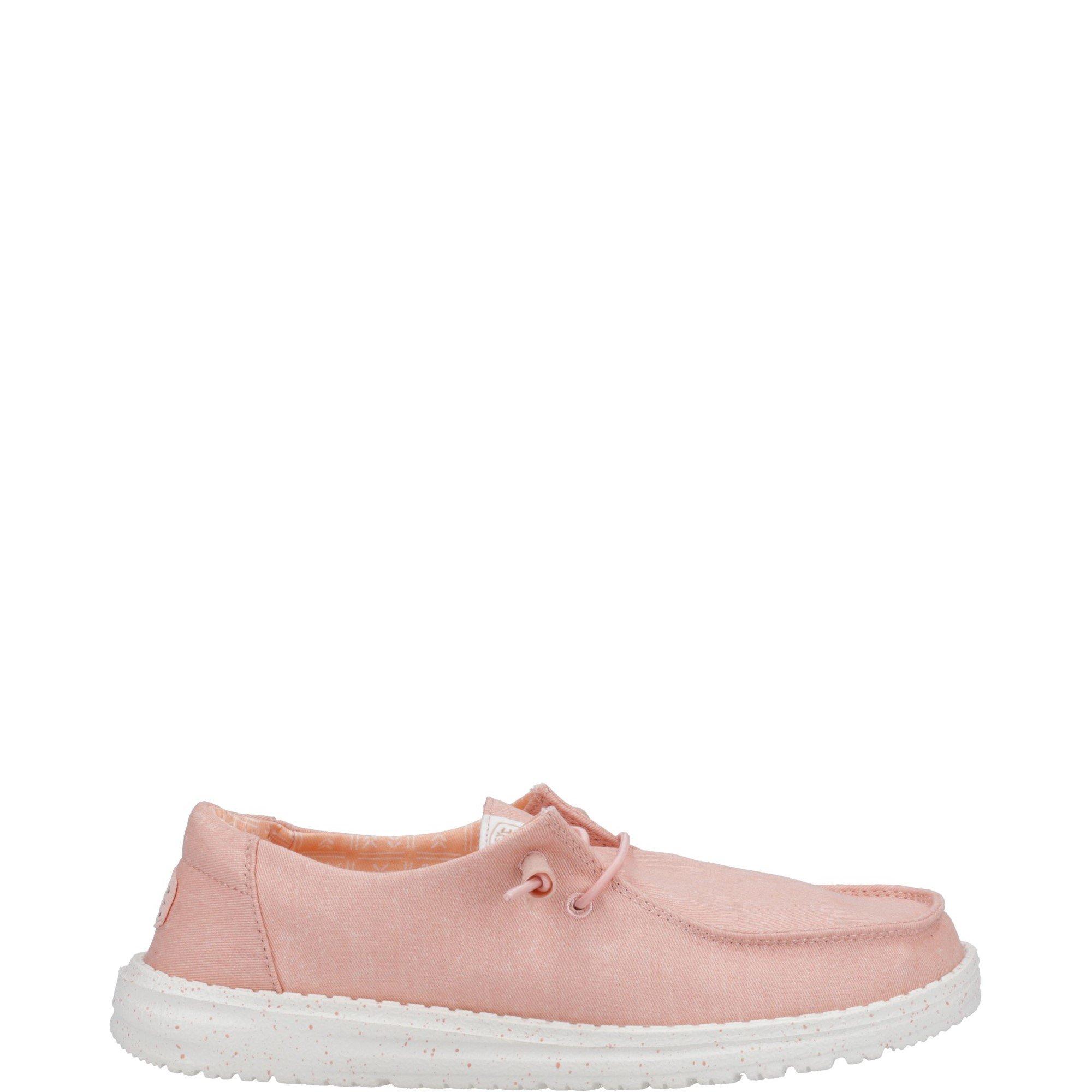 Pink - HEYDUDE - Wendy Canvas Shoe - 1
