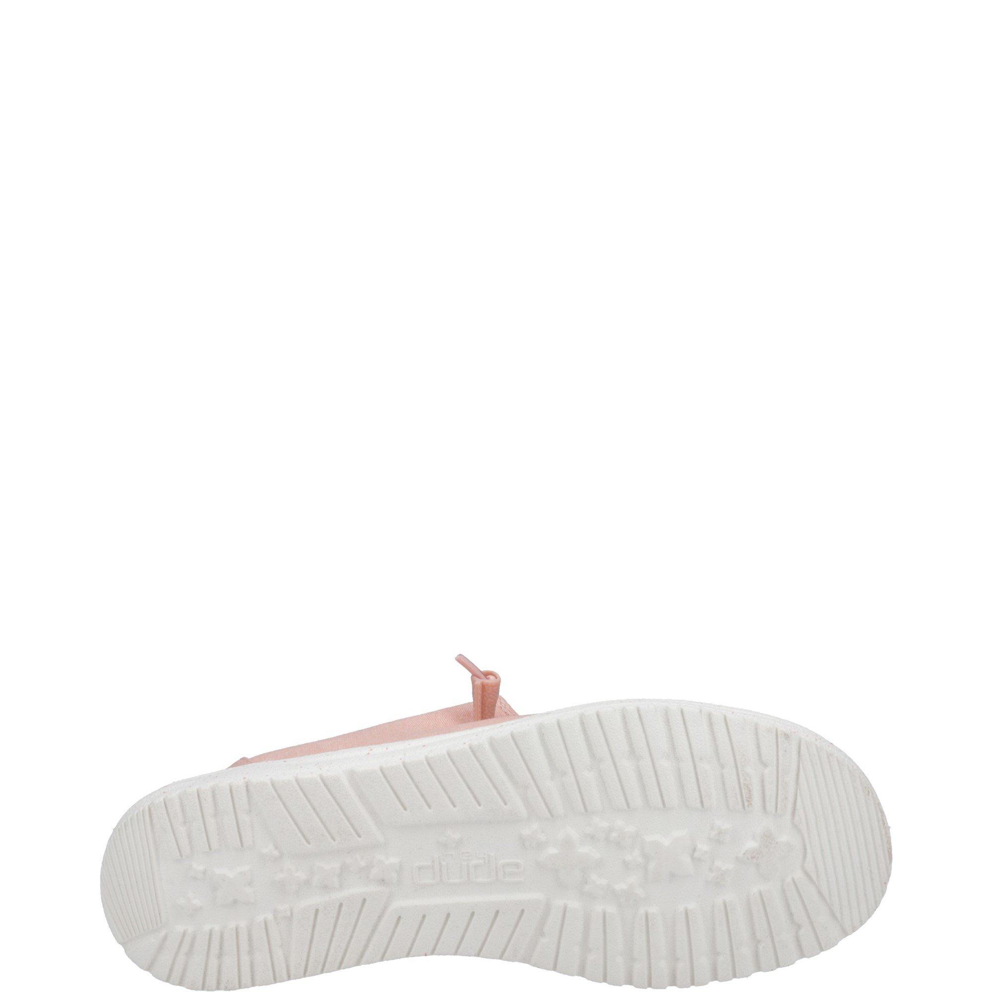 Pink - HEYDUDE - Wendy Canvas Shoe - 4
