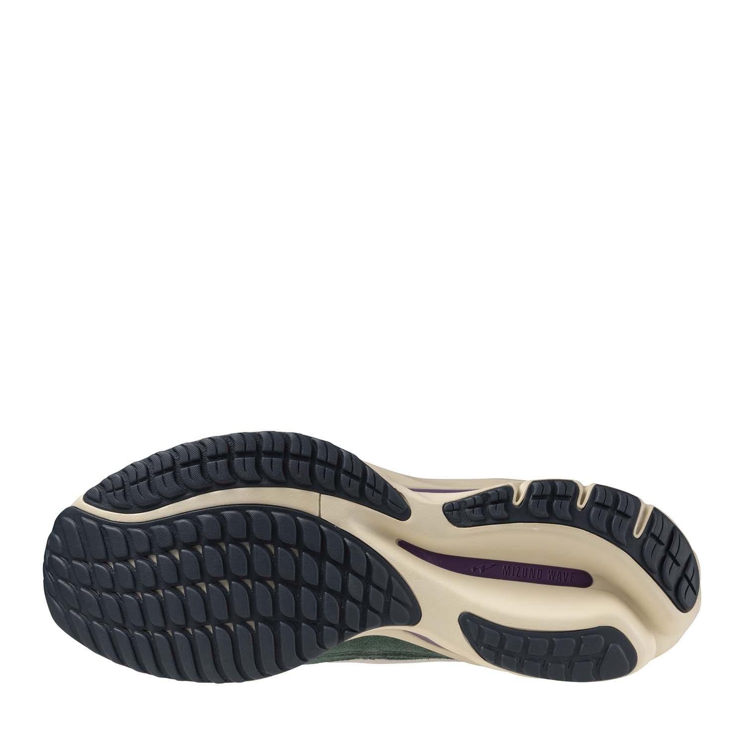 Green White - Mizuno - Wave Rider 10 Beta Trainers - 3