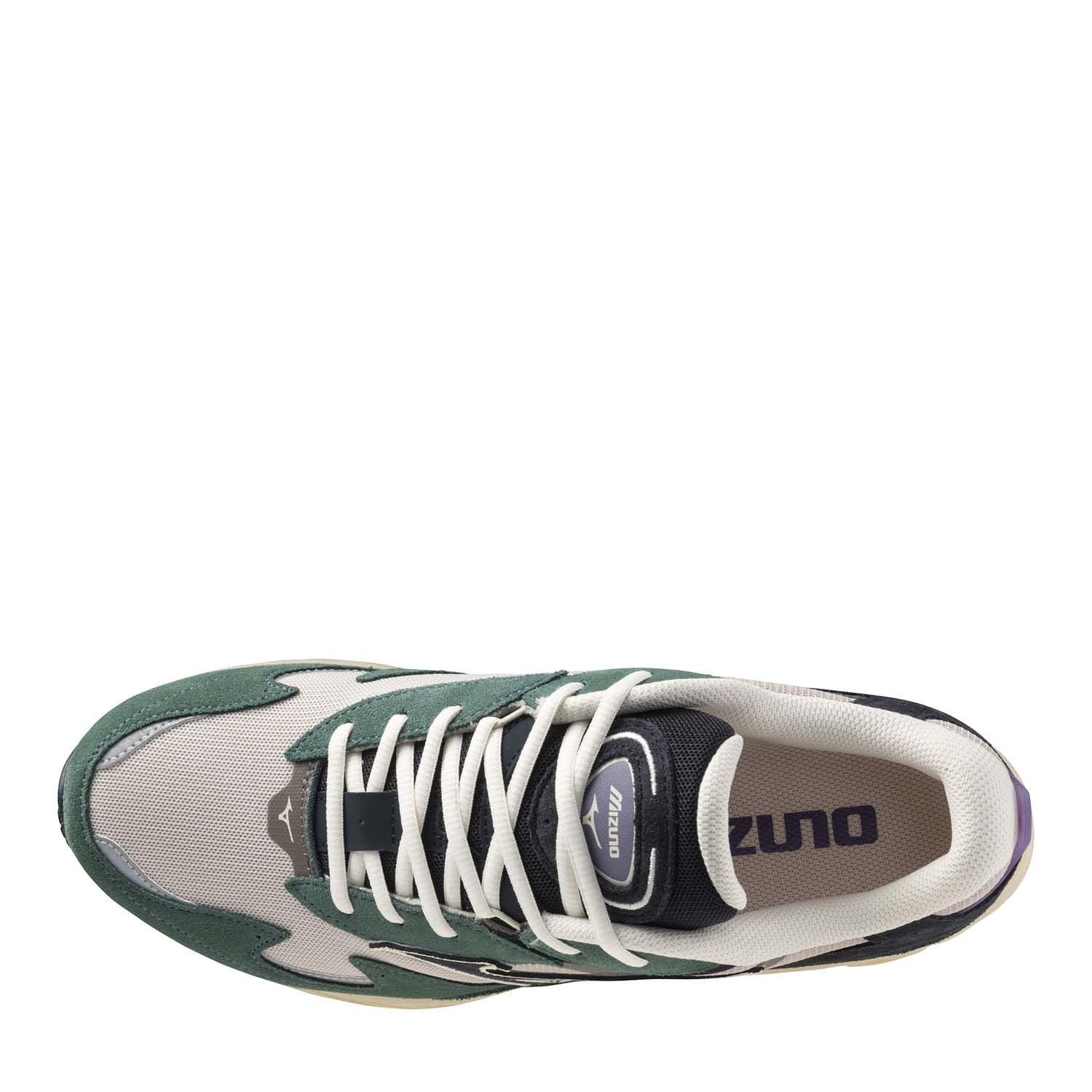 Green White - Mizuno - Wave Rider 10 Beta Trainers - 4