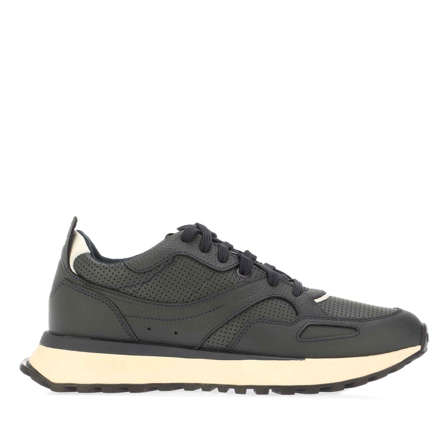 Dark Blue - Boss - Jonah Run Trainers - 1