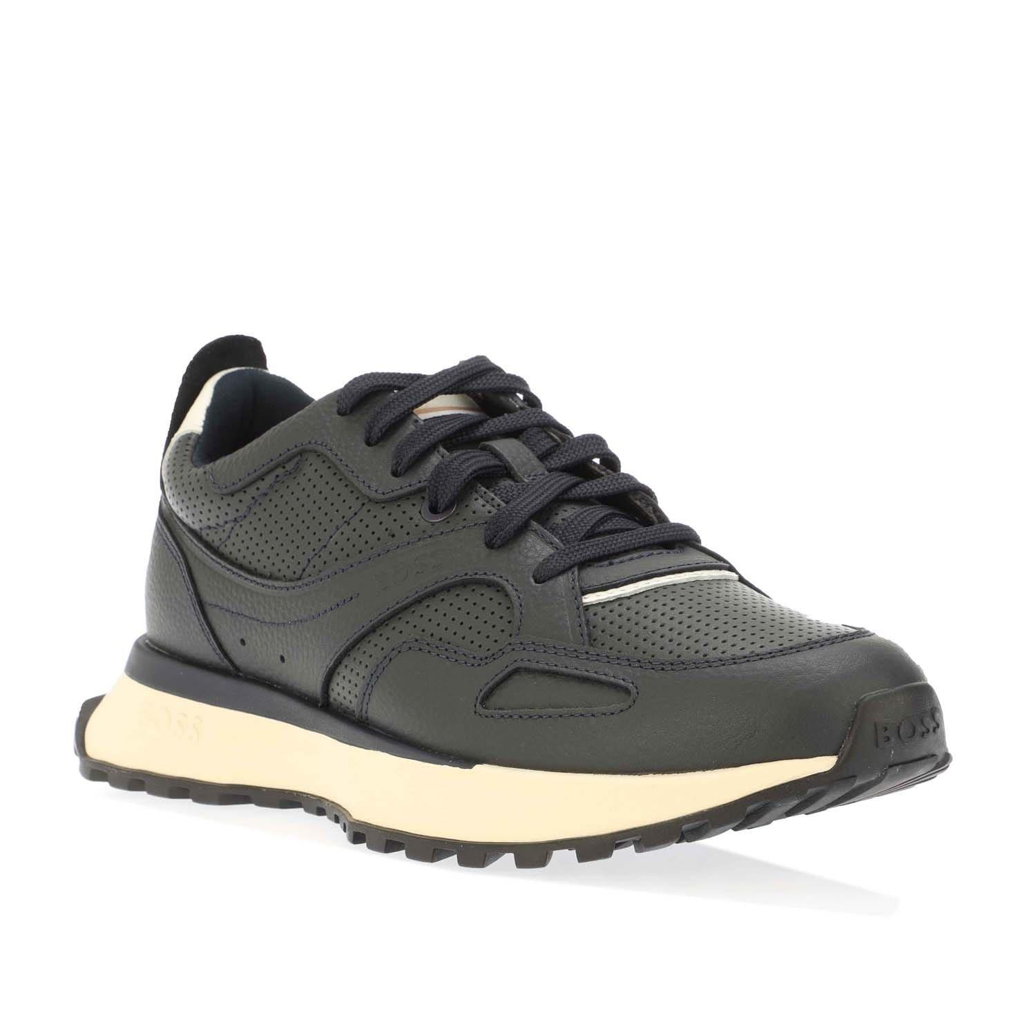 Dark Blue - Boss - Jonah Run Trainers - 2