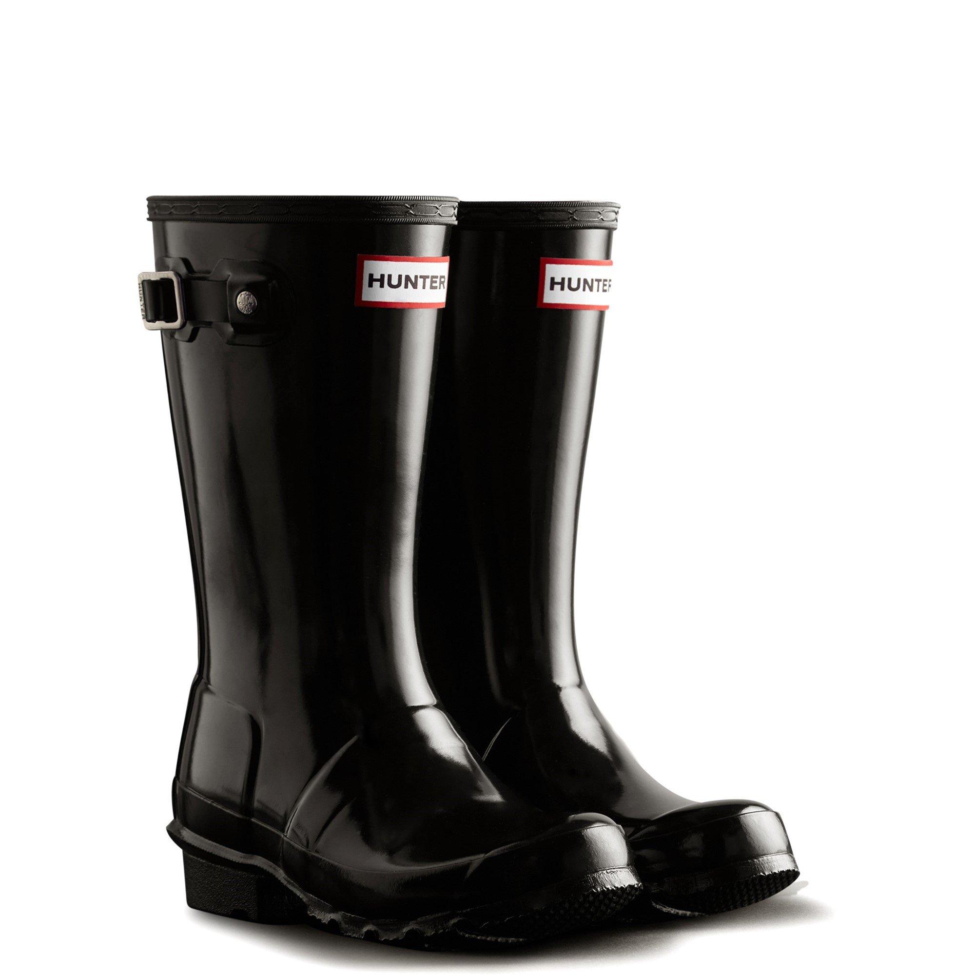 Black - Hunter - Junior Originals Gloss Boot - 2