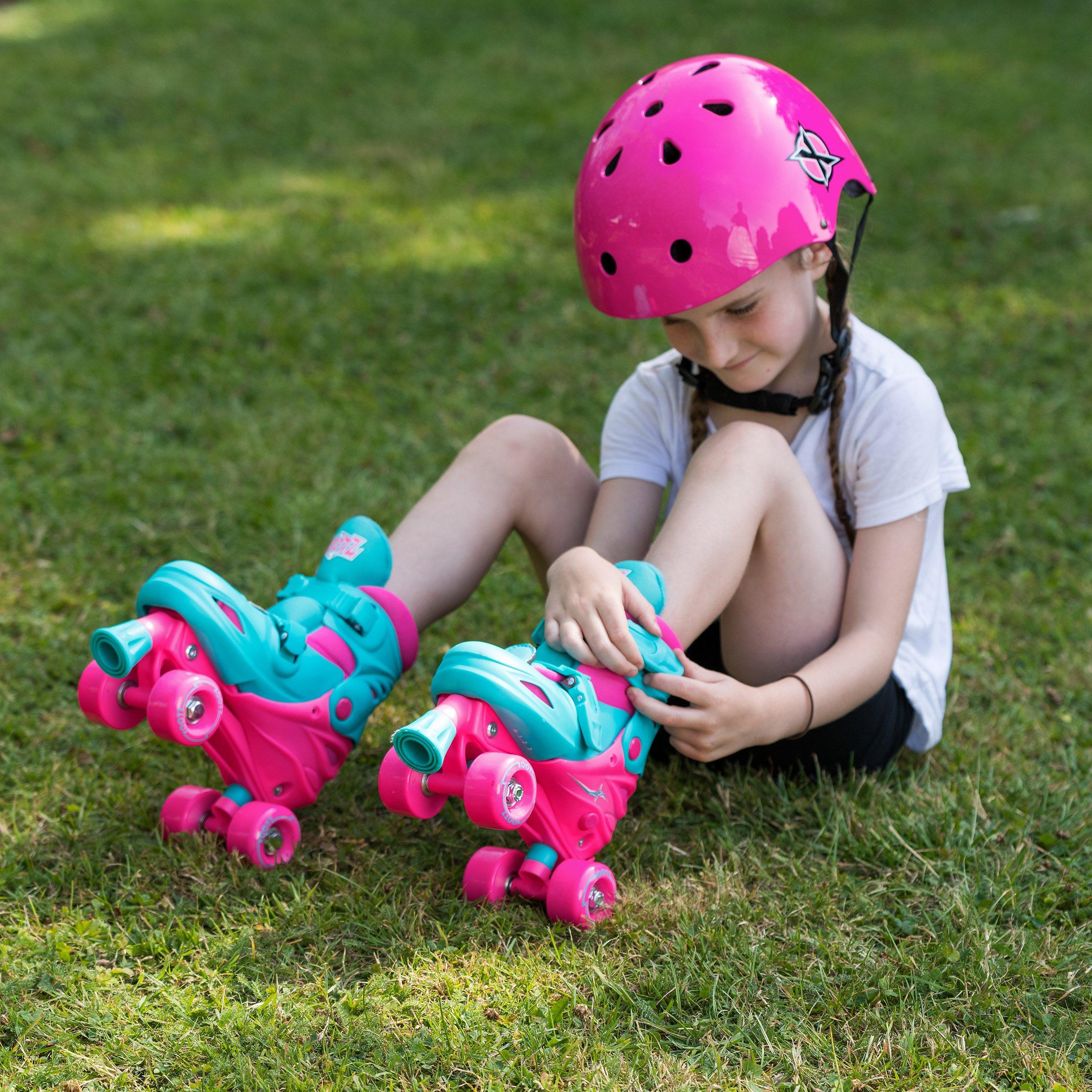 Aqua Blue And H - Xootz - Xootz Quad Skates - Pink - 9-12 (27-31) - 3