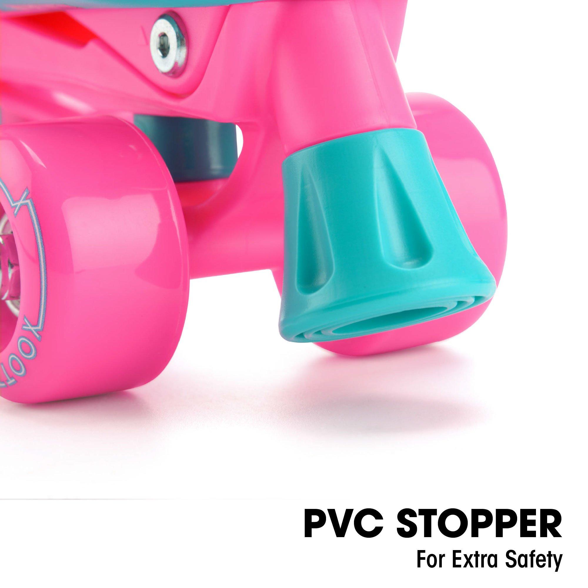 Aqua Blue And H - Xootz - Xootz Quad Skates - Pink - 9-12 (27-31) - 7