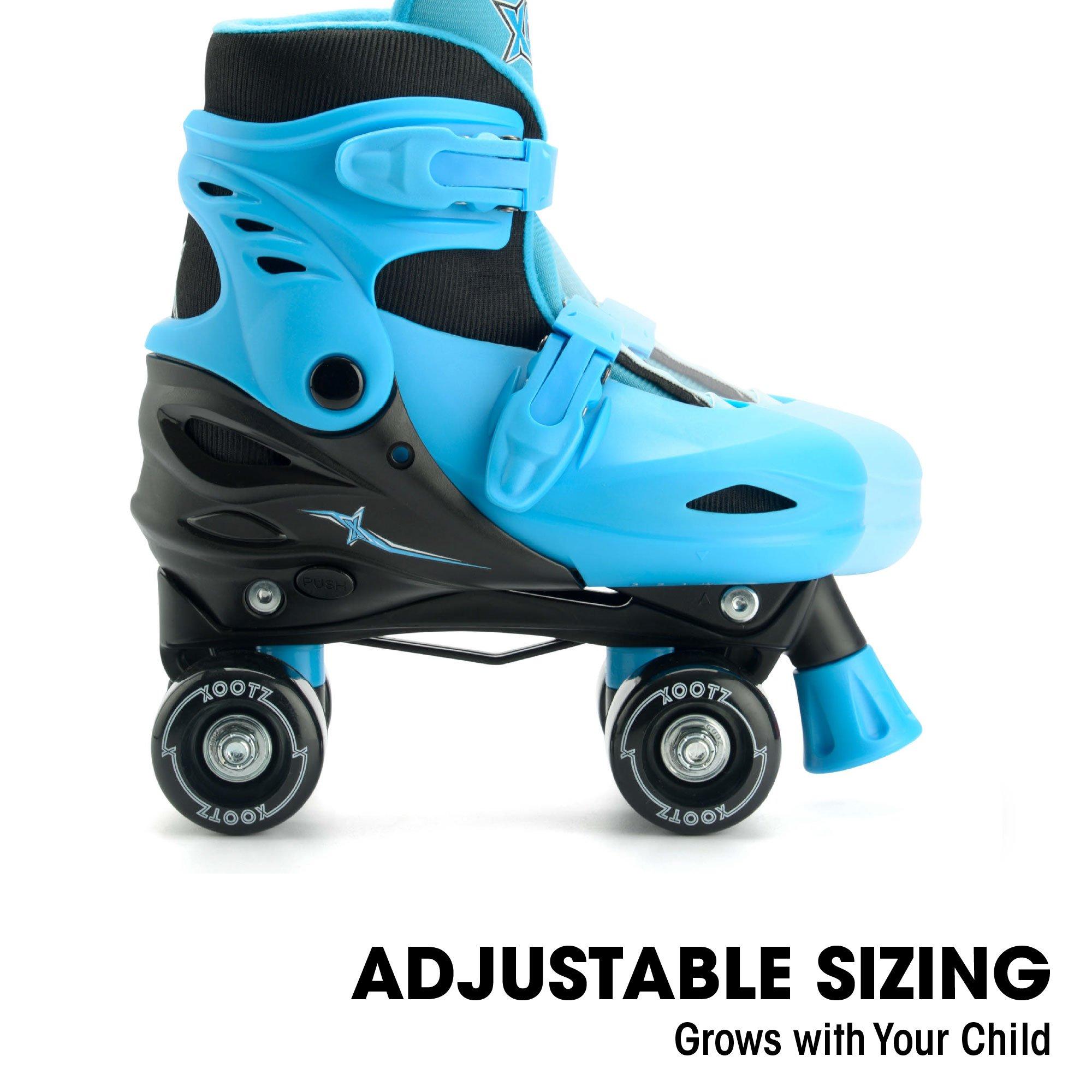Blue - Xootz - Xootz Quad Skates - Blue - 13-3 (32-35) - 4