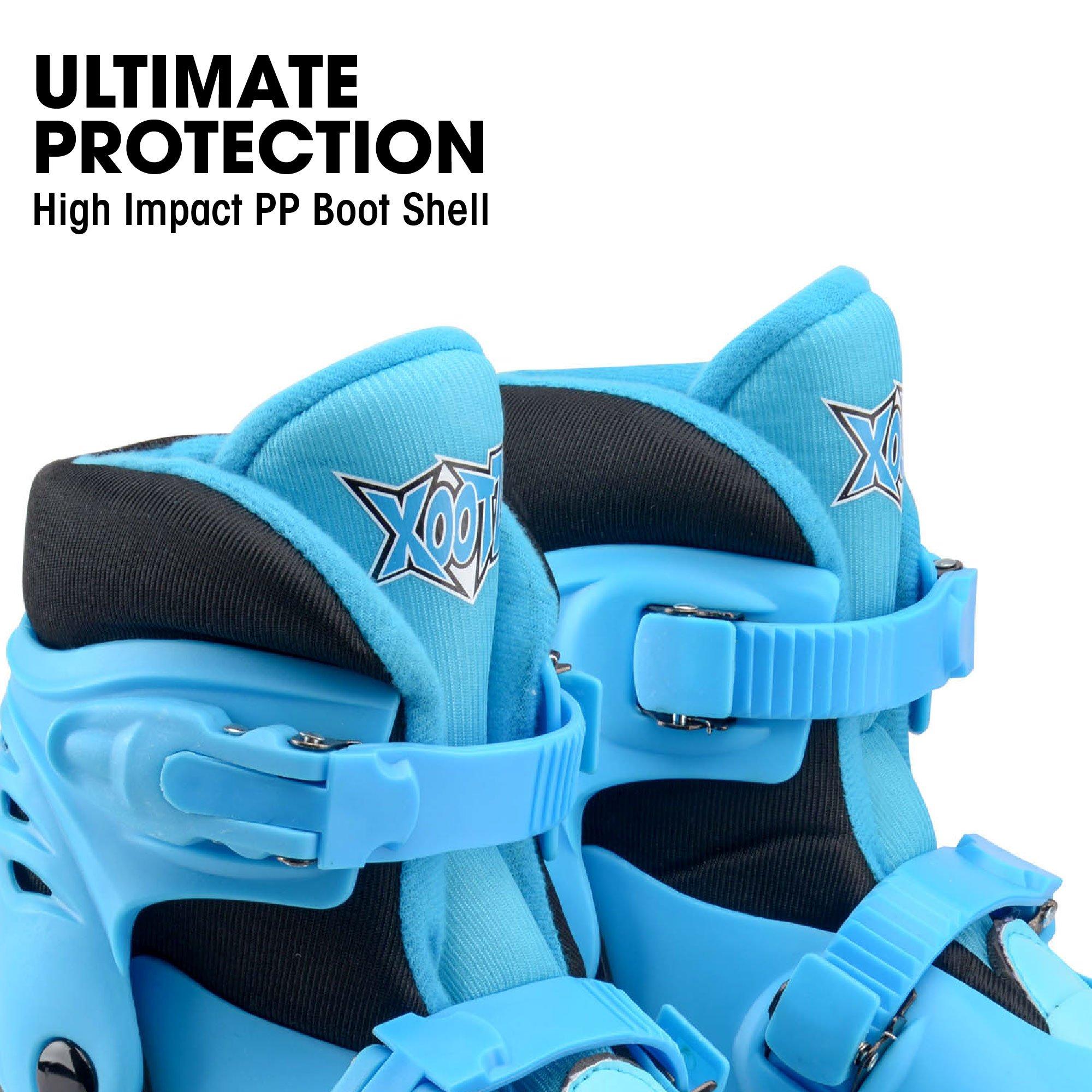 Blue - Xootz - Xootz Quad Skates - Blue - 13-3 (32-35) - 5
