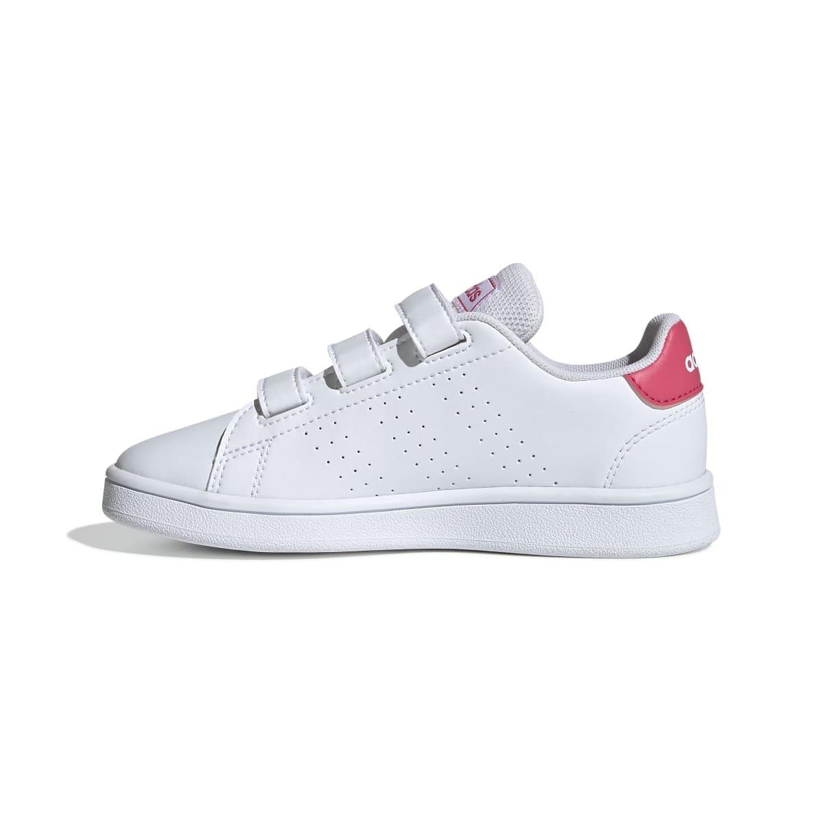 Hvid Lyserød - adidas - Advantage Shoes - 5