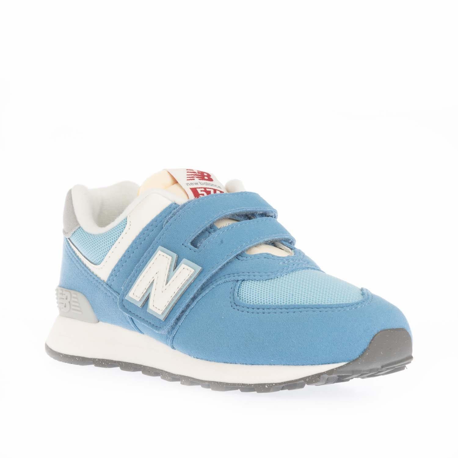 Blue - New Balance - Kids 574 Trainers - 2