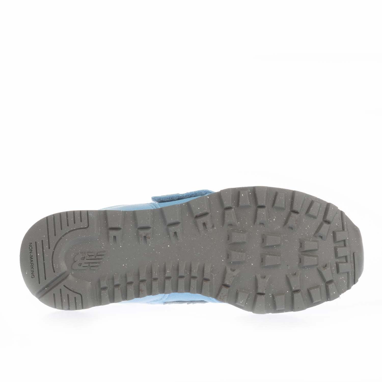 Blue - New Balance - Kids 574 Trainers - 4