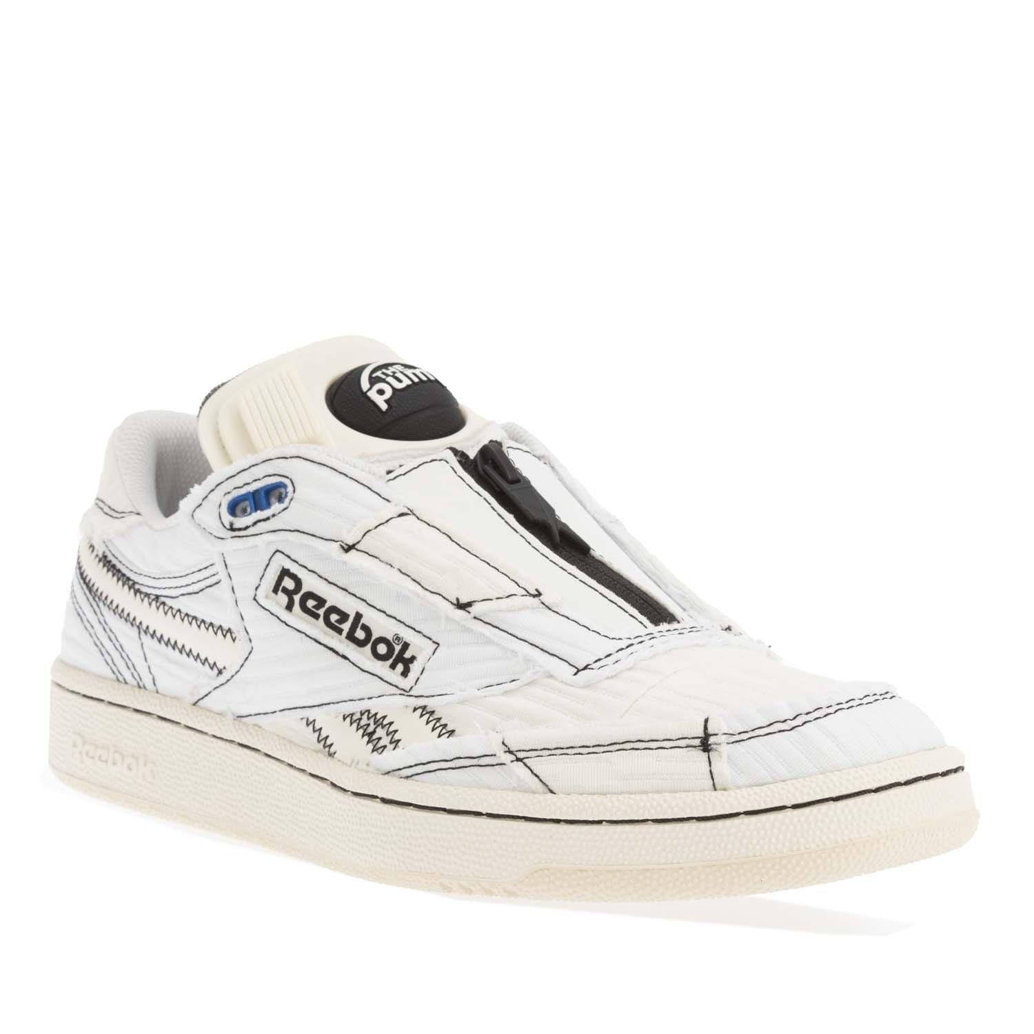 White Black - Reebok - Club C 85 Pump Shoes - 2