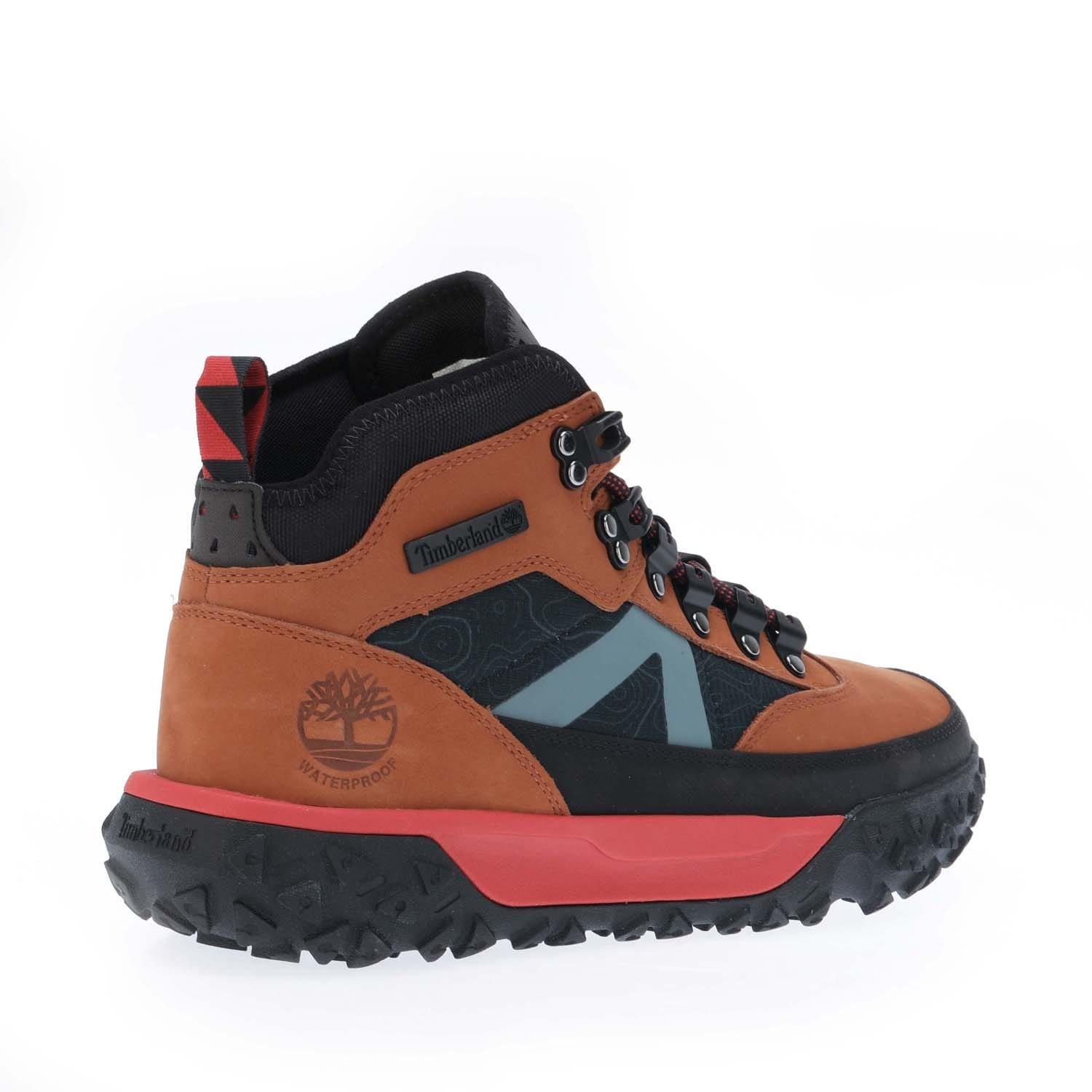 Brown - Timberland - Mid Lace Up 6 Inch Waterproof Hiking Boots - 3