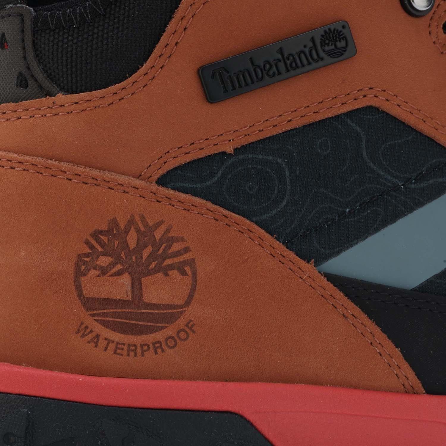 Brown - Timberland - Mid Lace Up 6 Inch Waterproof Hiking Boots - 5