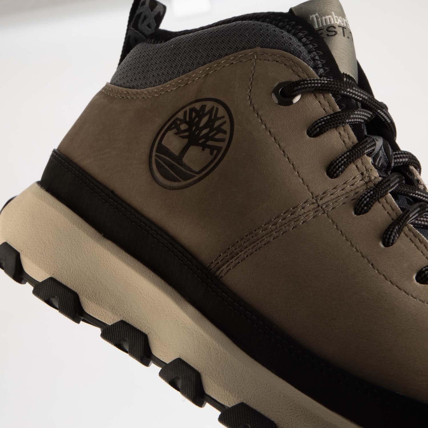 Taupe - Timberland - Winsor Trail Mid Lace Trainers - 5