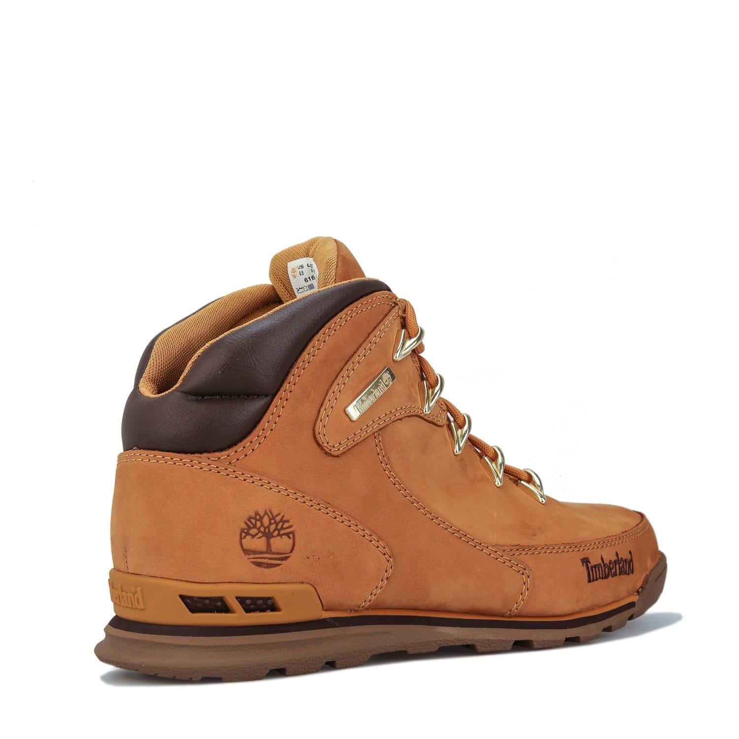 Wheat - Timberland - Euro Rock Mid Lace Hiker Boots - 3