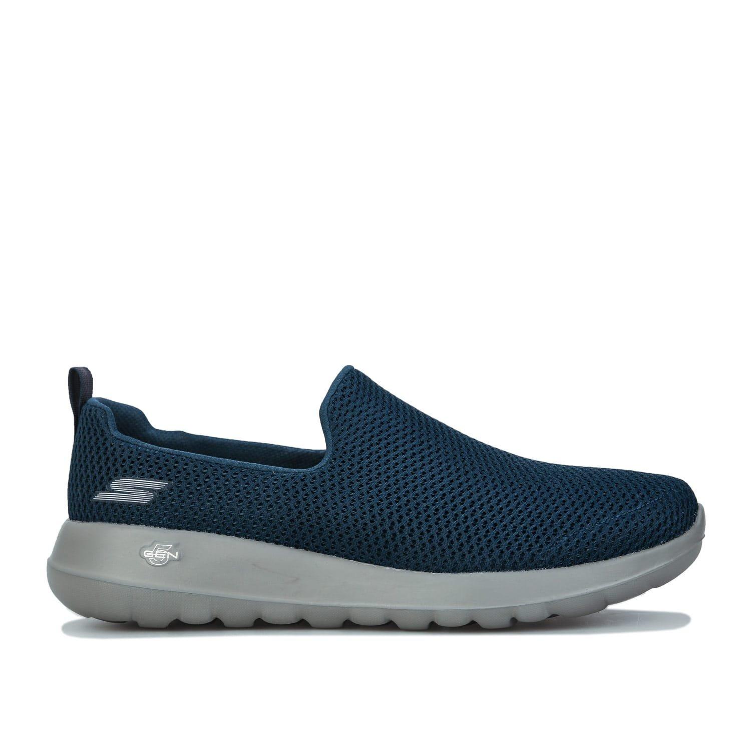 Navy - Skechers - Go Walk Slip On Shoes - 1
