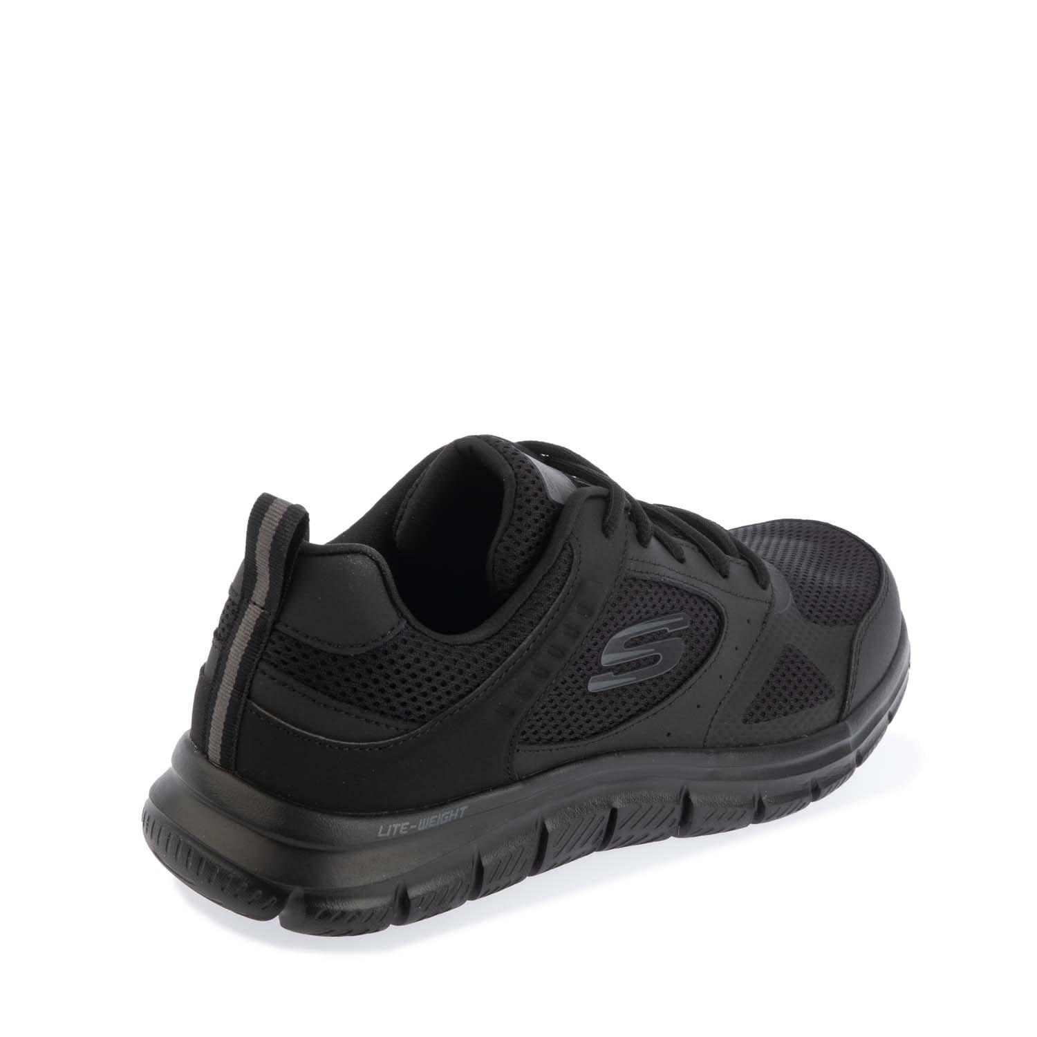 Black - Skechers - Track Syntac Trainers - 3