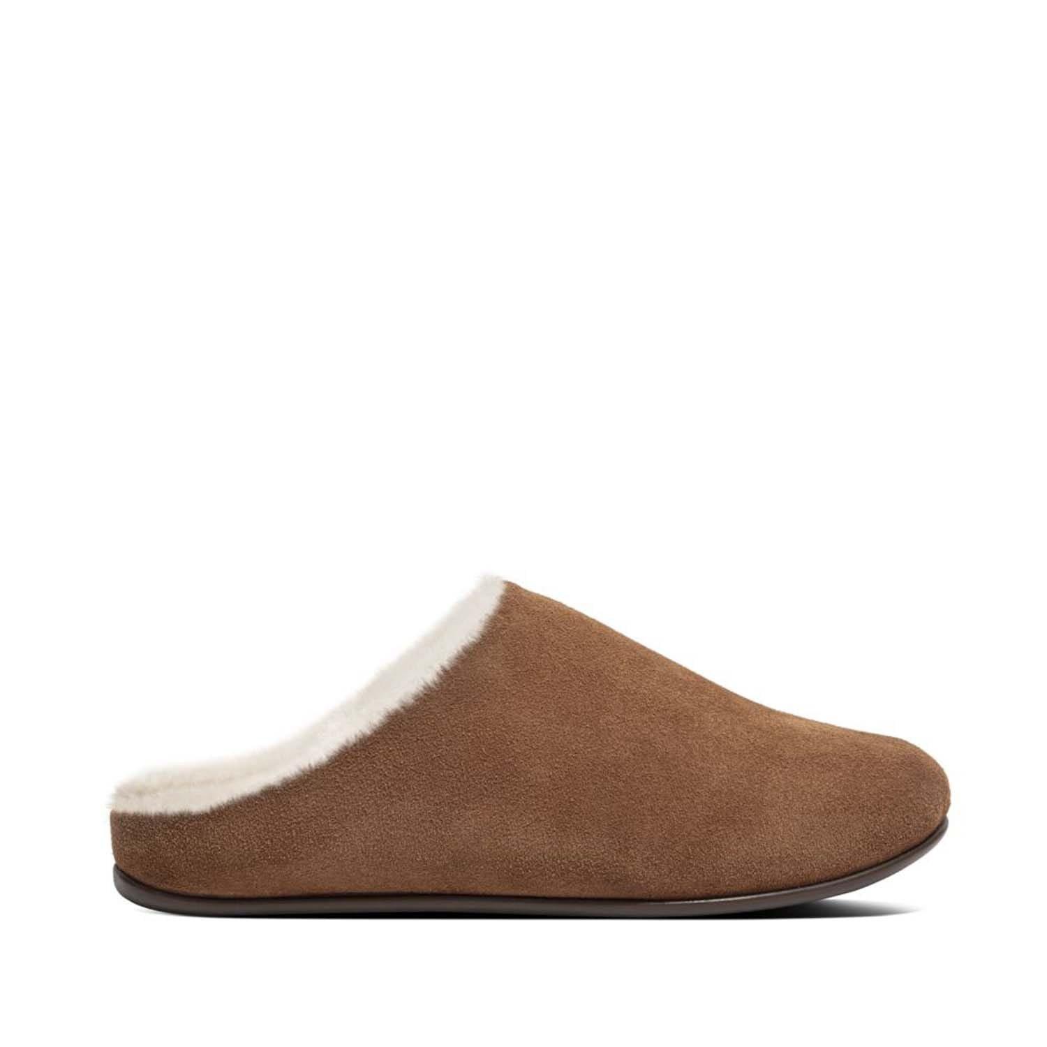 Tan - FitFlop - Chrissie Shearling Slippers - 1