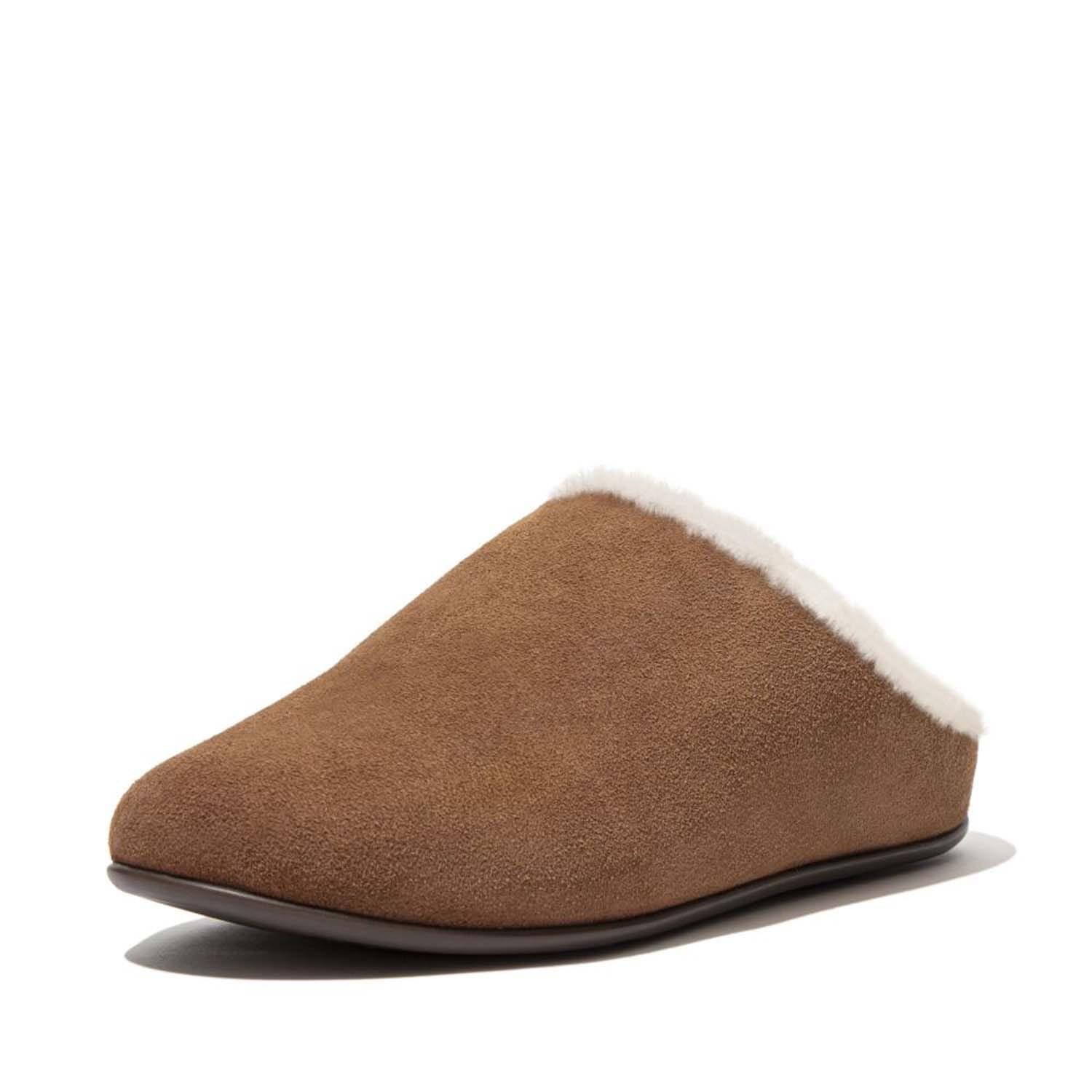 Tan - FitFlop - Chrissie Shearling Slippers - 3