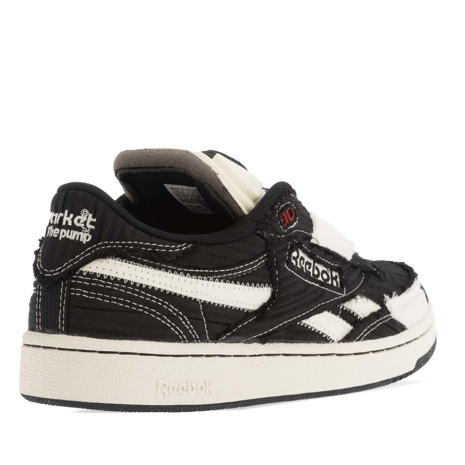Black-White - Reebok - Club C 85 Pump Shoes - 3