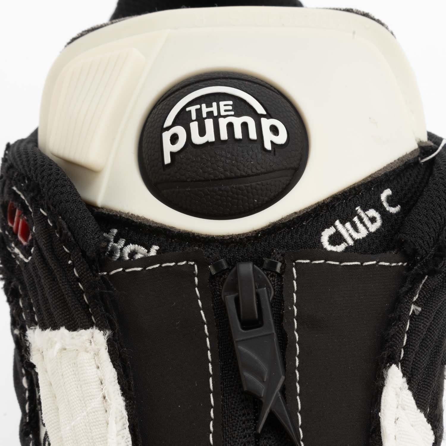 Black-White - Reebok - Club C 85 Pump Shoes - 5