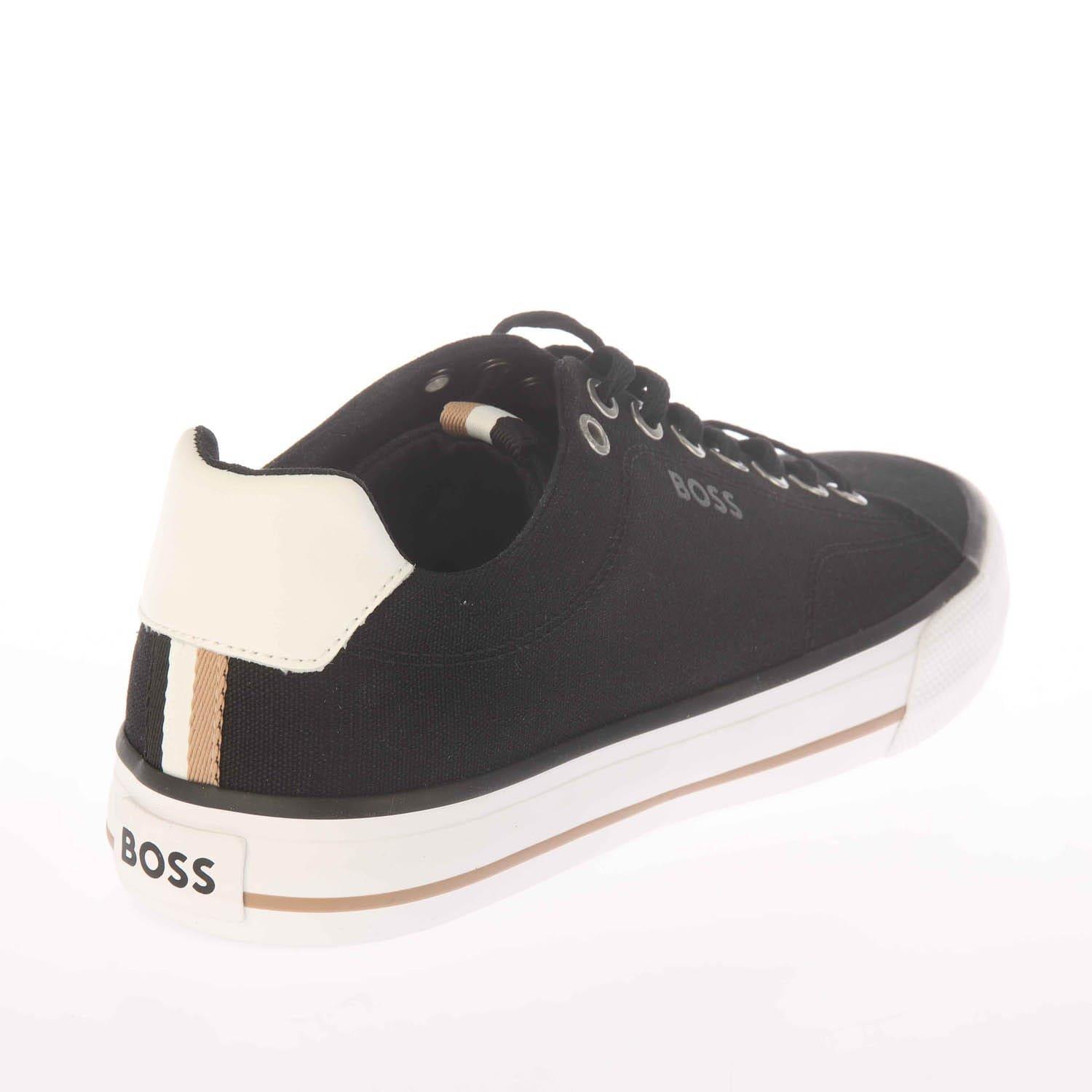 Black - Boss - Aiden Tennis Trainers - 3