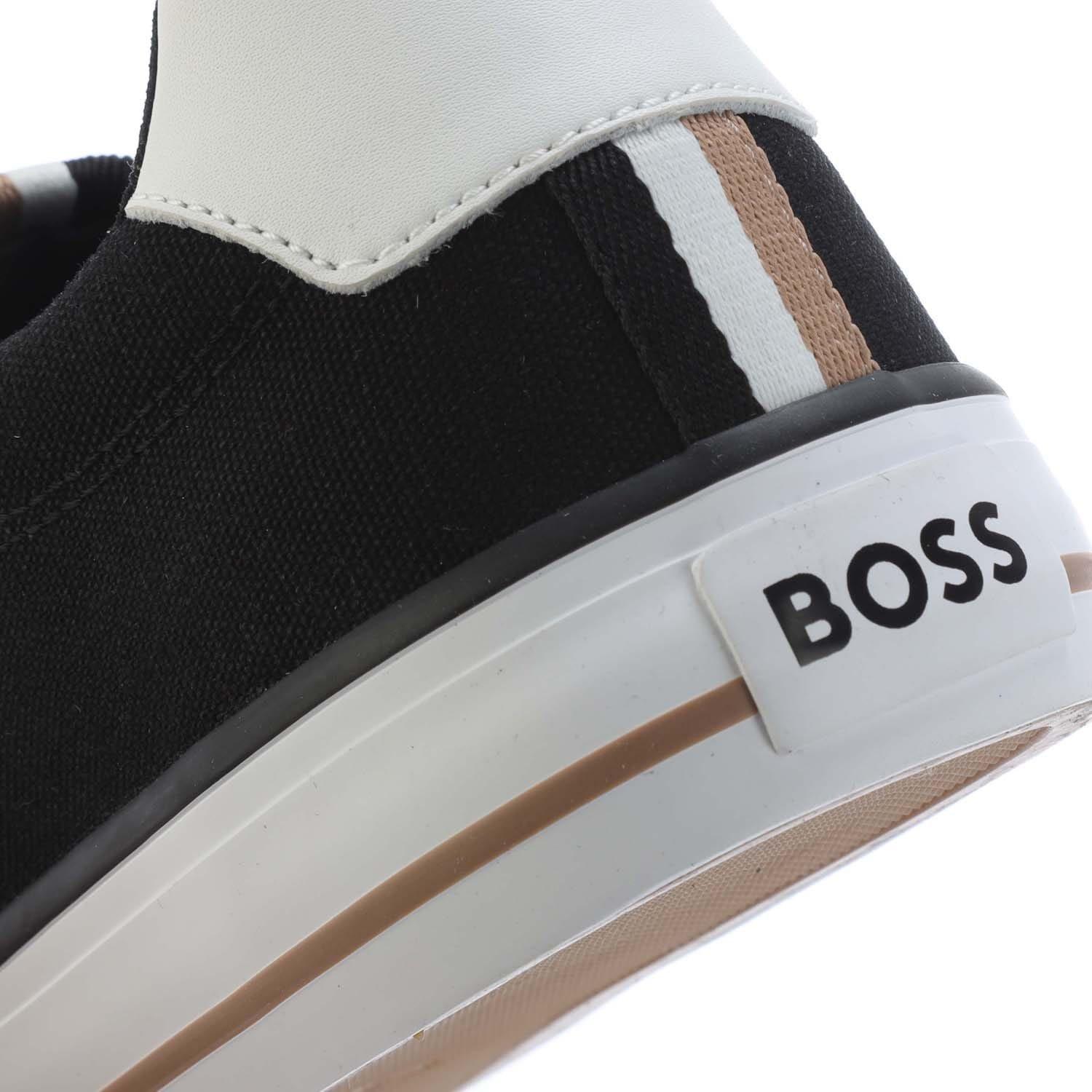 Black - Boss - Aiden Tennis Trainers - 7