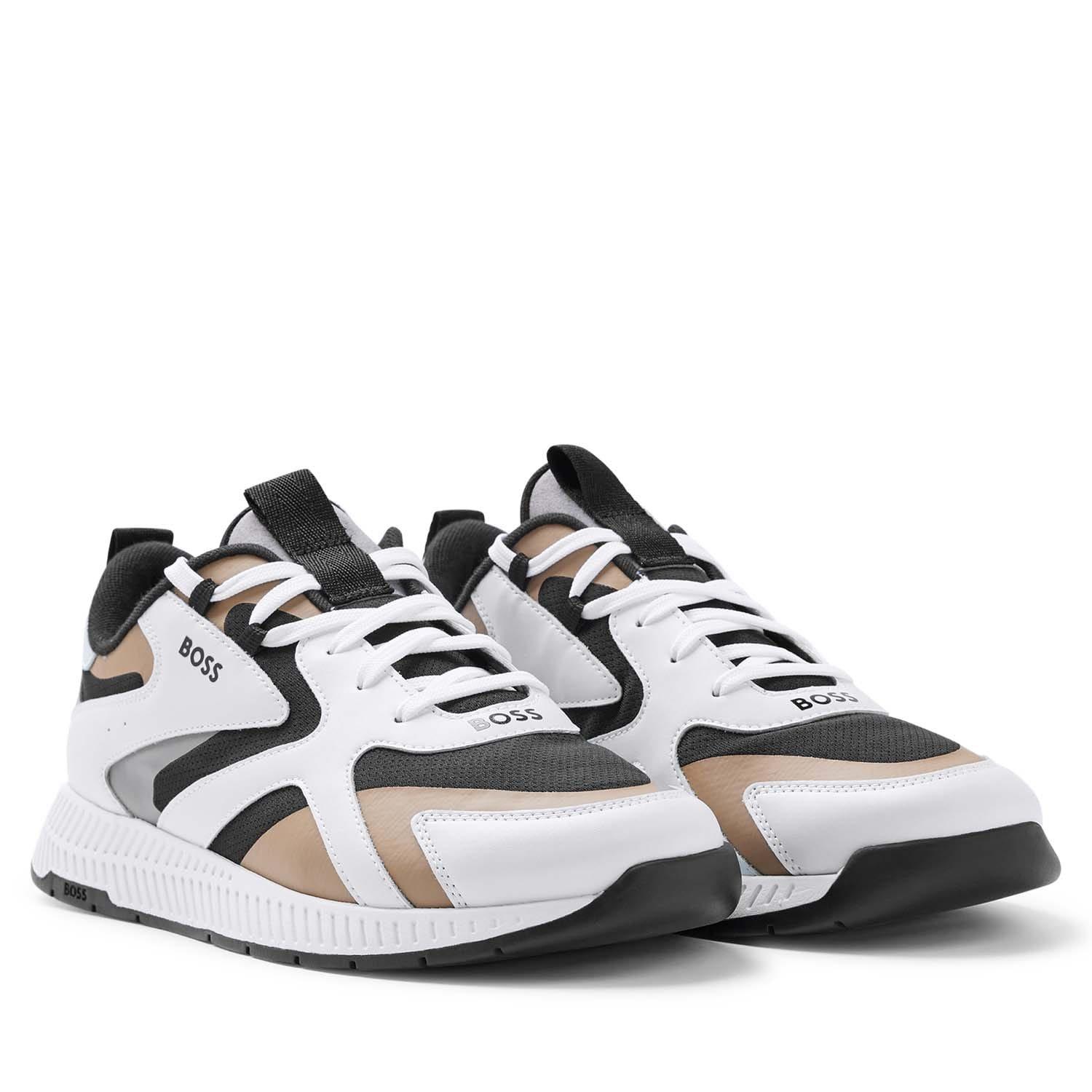 Beige - Boss - Titanium Running Trainers - 2